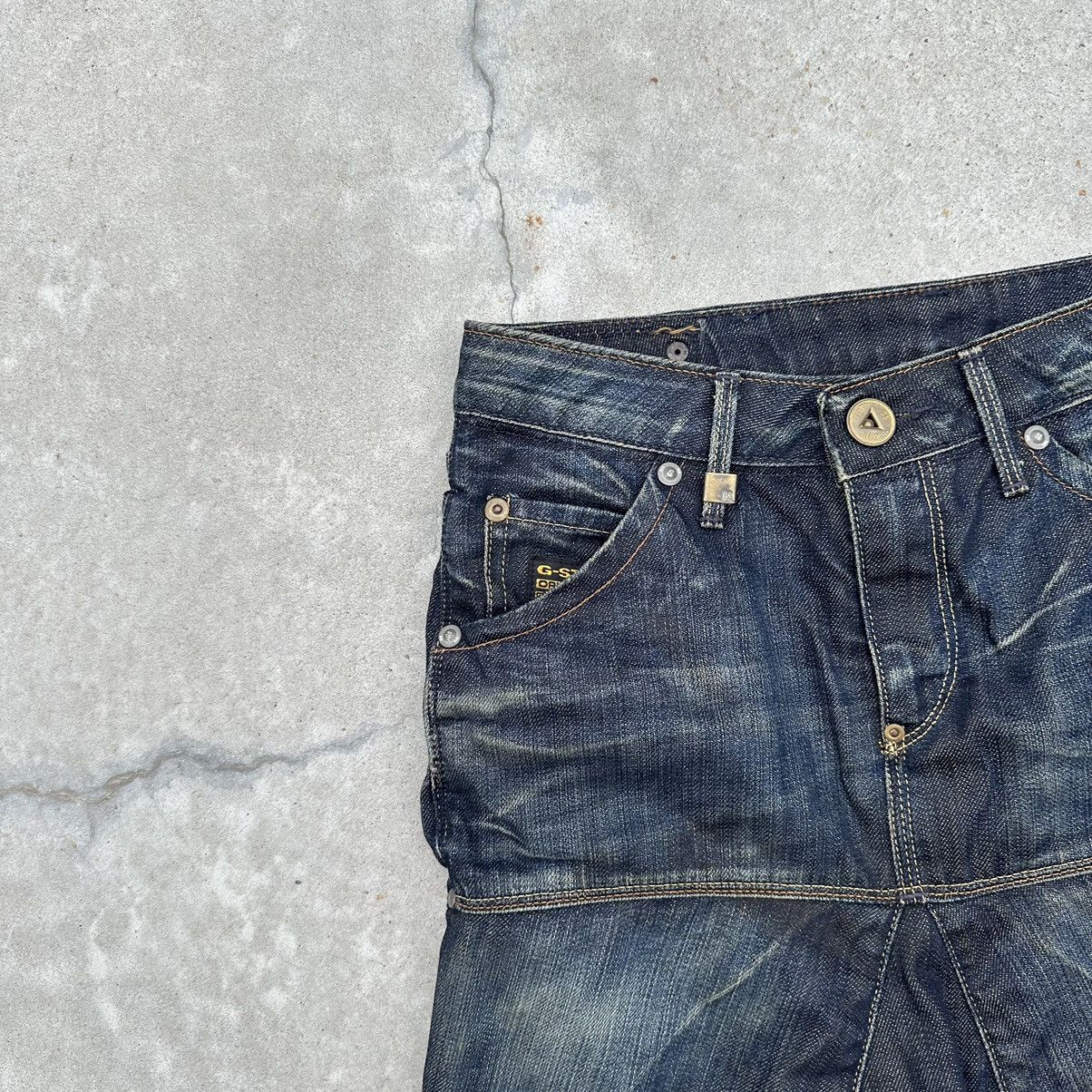 G-Star × Vintage Vintage G Star Raw Midi Skirt Japanese Style Y2K 00s USA Size 26" / US 2 / IT 38 - 6 Thumbnail