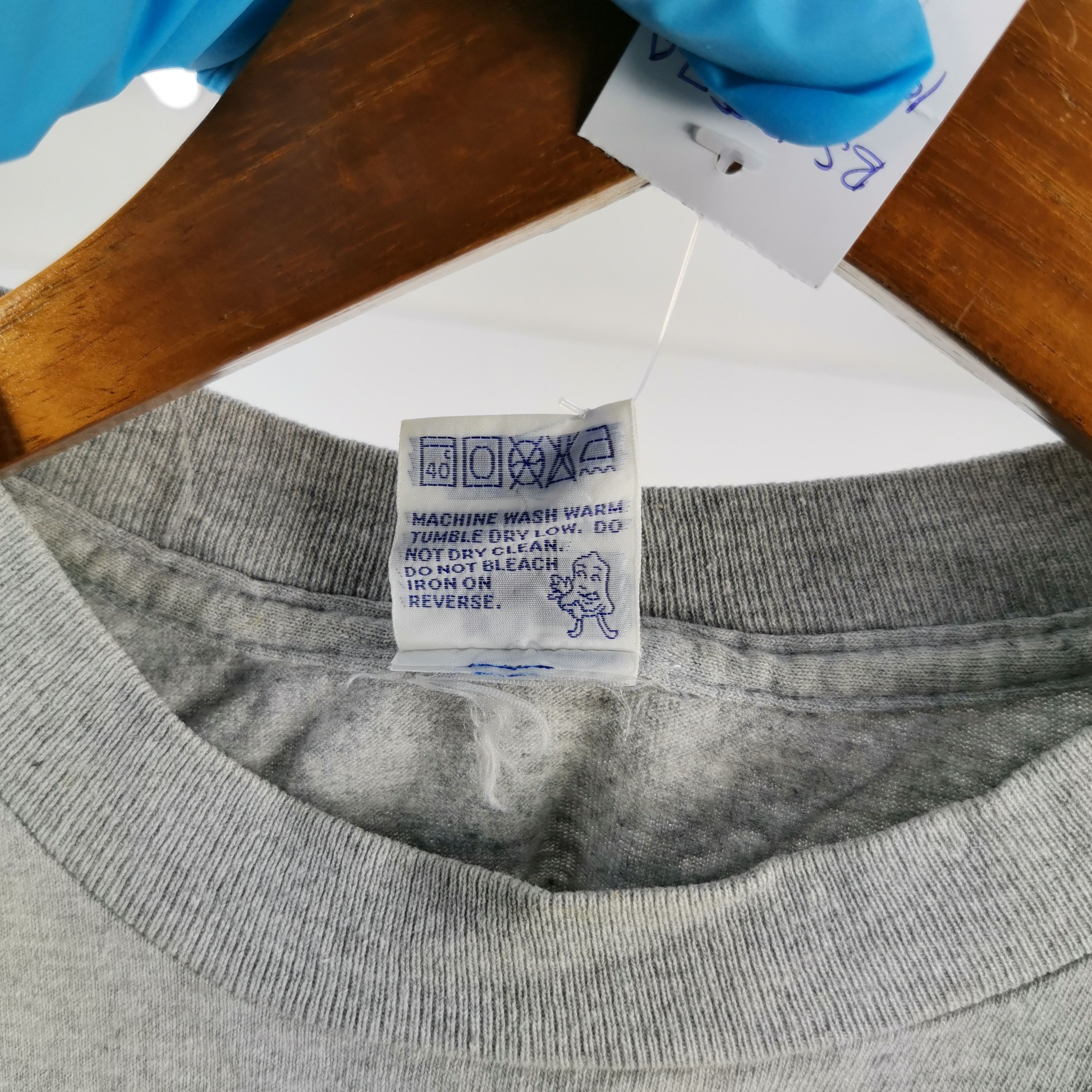 Vintage Vintage 90s Wrangler T-Shirt Wrangler Blue Bell SOLD Size US M / EU 48-50 / 2 - 6 Thumbnail
