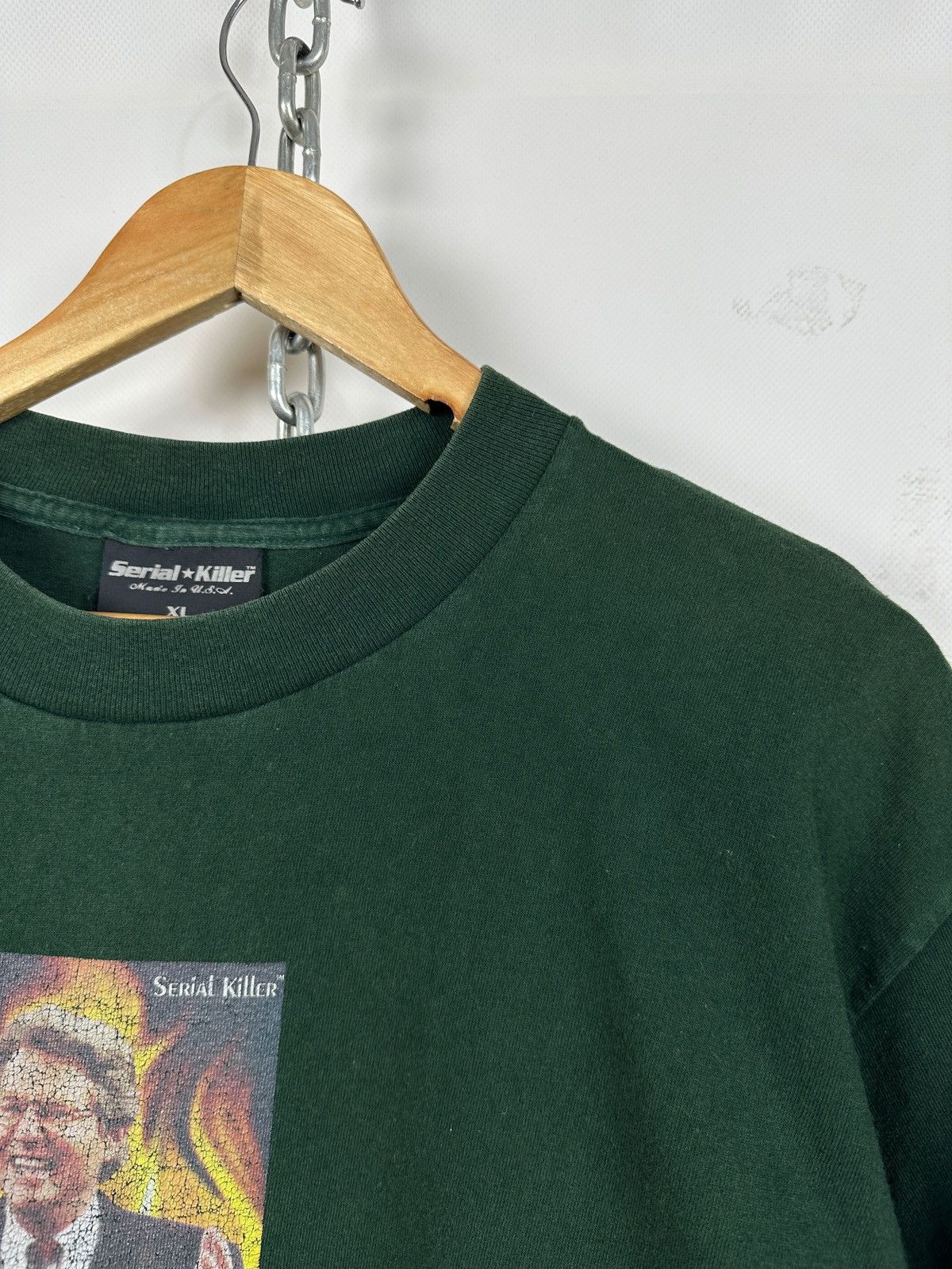 Vintage Vintage Serial Killer Satan Jerry Springer Skate T-Shirt Size US XL / EU 56 / 4 - 20 Thumbnail