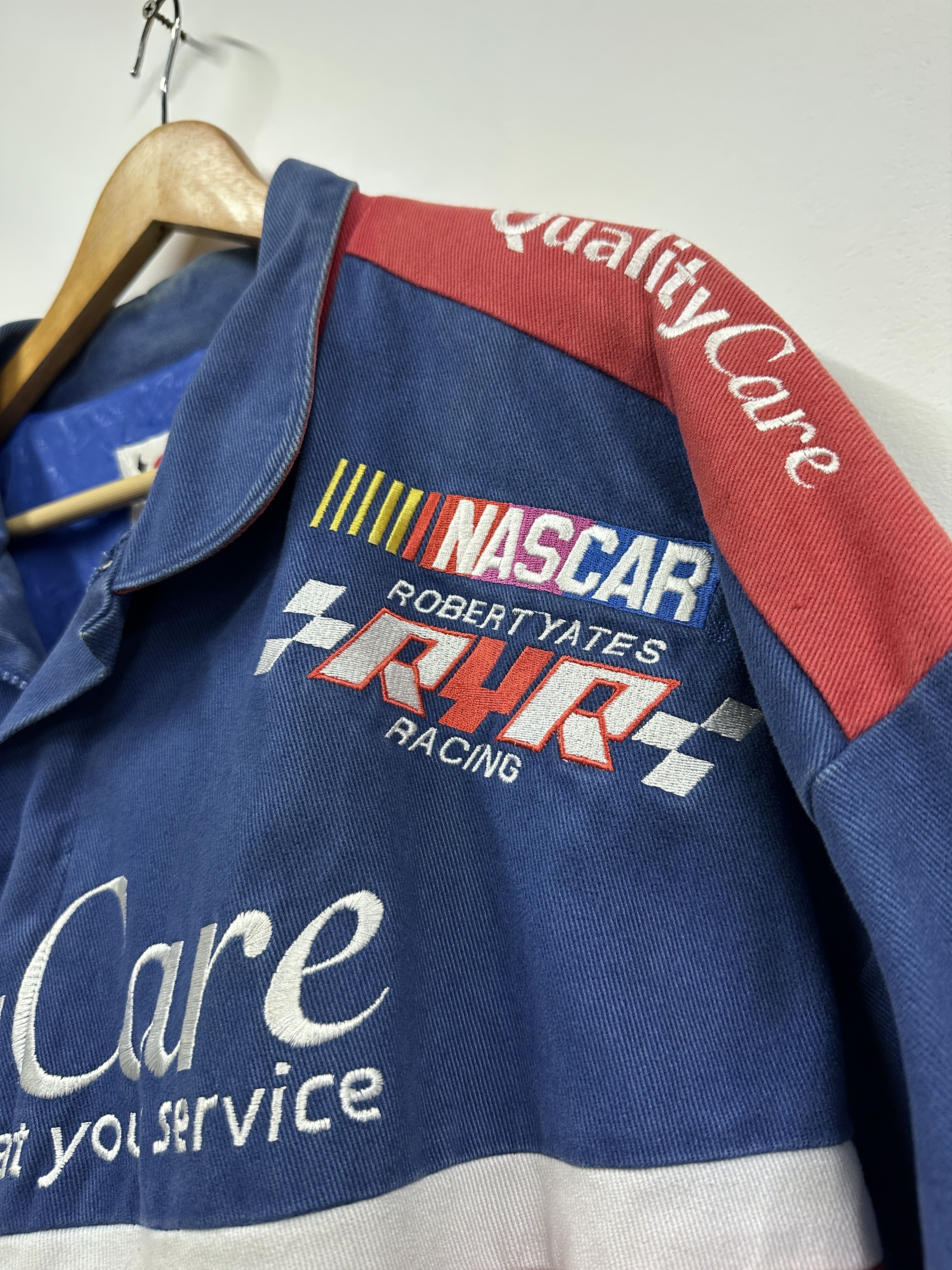 Other Vintage NASCAR Quality Care Racing Jacket Ford Y2K Large Size US L / EU 52-54 / 3 - 5 Thumbnail