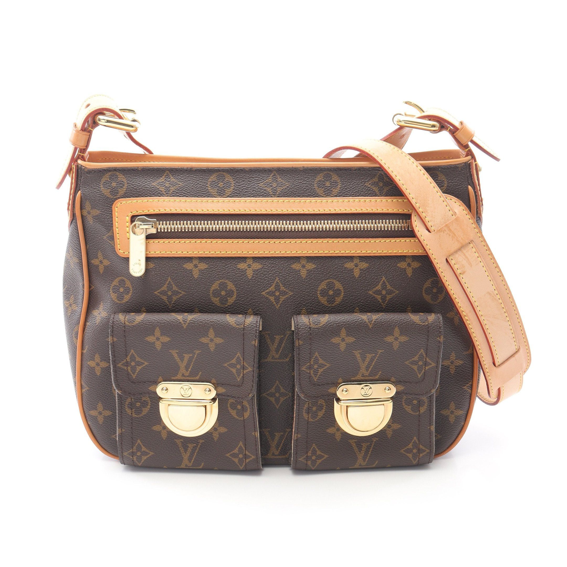Louis Vuitton Louis Vuitton Hudson Gm Monogram Shoulder Bag Leather Brown Size ONE SIZE - 1 Thumbnail