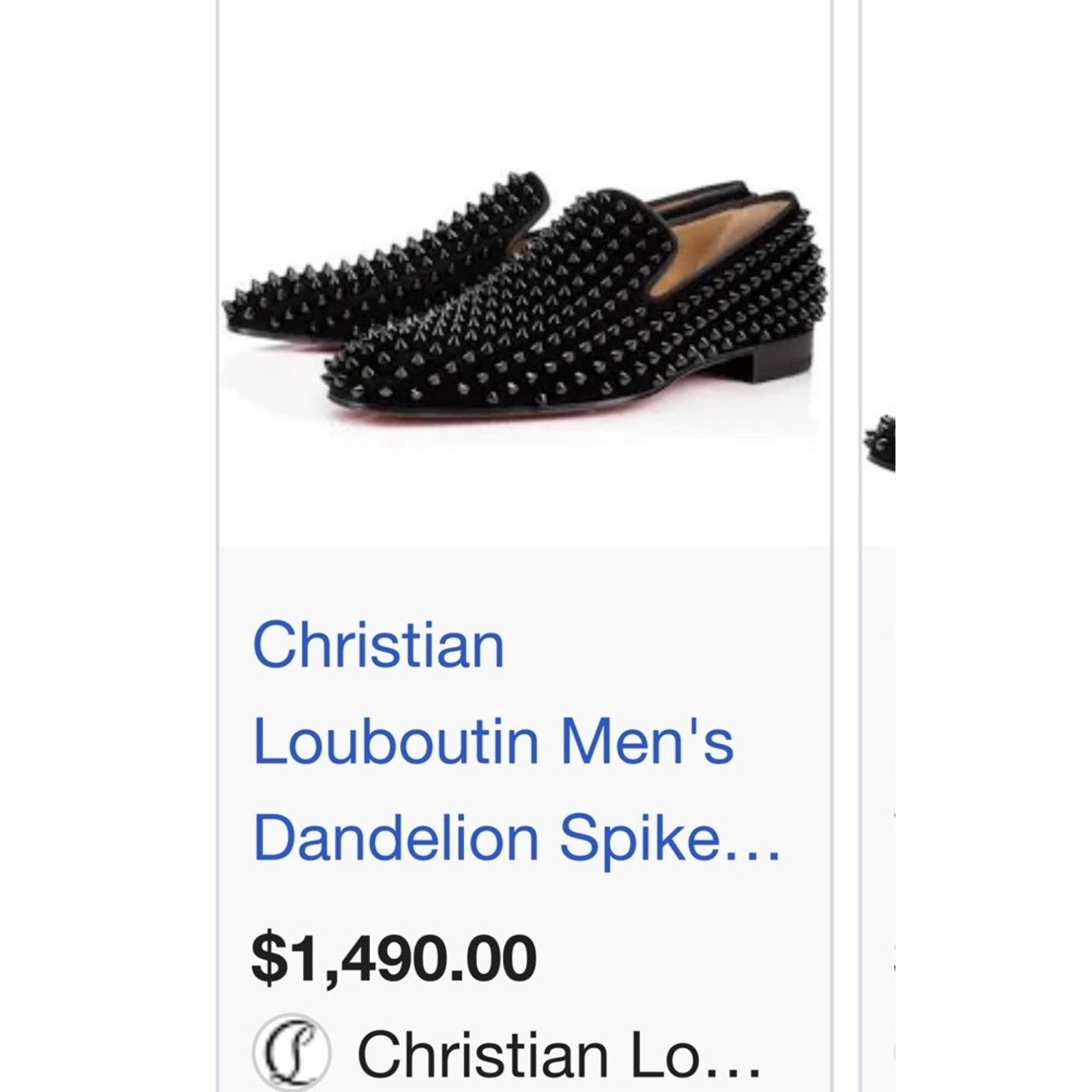 Christian Louboutin Size 7.5 - Christian Louboutin Dandelion Spikes Loafers NEW Size US 7.5 / EU 40-41 - 12 Thumbnail