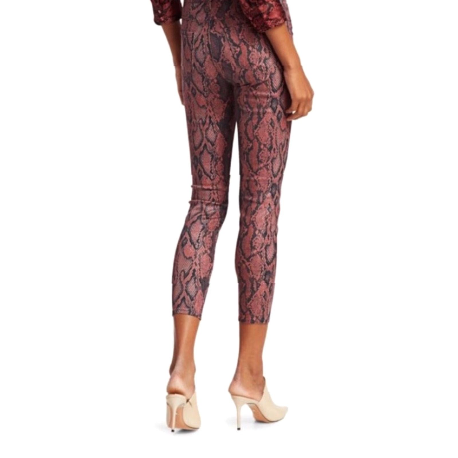 L'AGENCE VINTAGE L'AGENCE Margot Jeans Pants Slim High Rise (now Mid Rise) Garnet Aurora 24 25x25.5 Womens Size 42" / US 20 - 2 Thumbnail