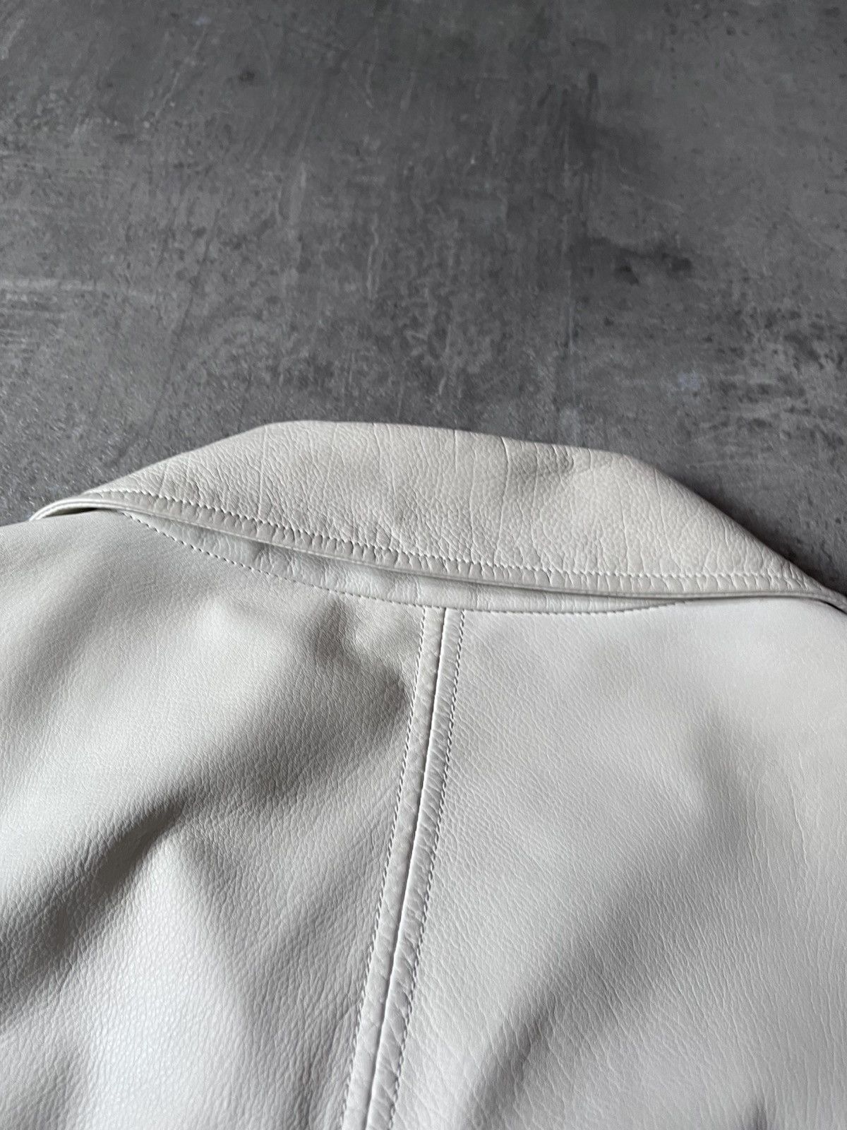 Hermes Hermes white leather jacket very light Size US L / EU 52-54 / 3 - 17 Thumbnail