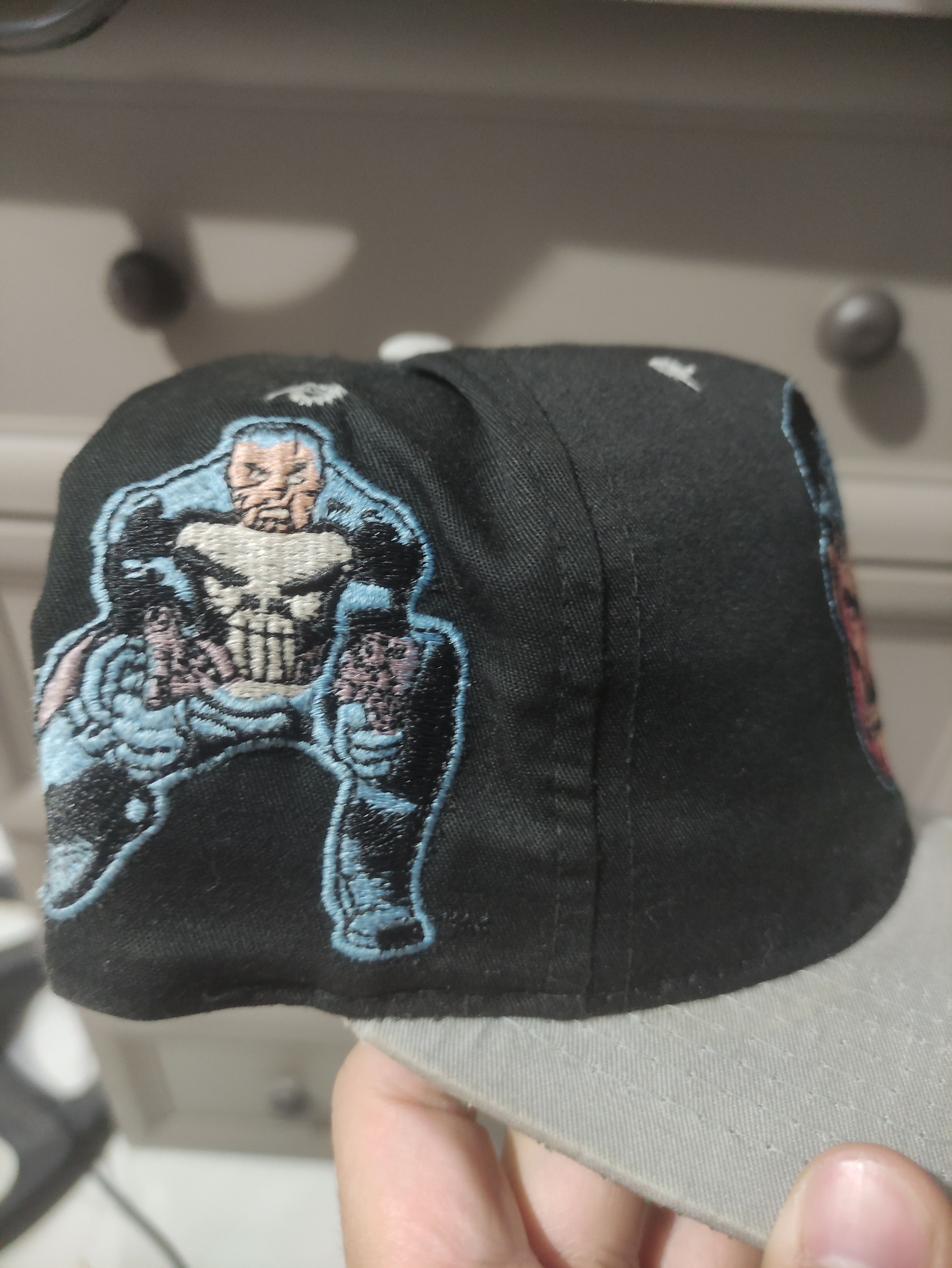 Marvel Comics 90sVintage Punisher Marvel Comics Blockhead American Needle Size ONE SIZE - 2 Thumbnail