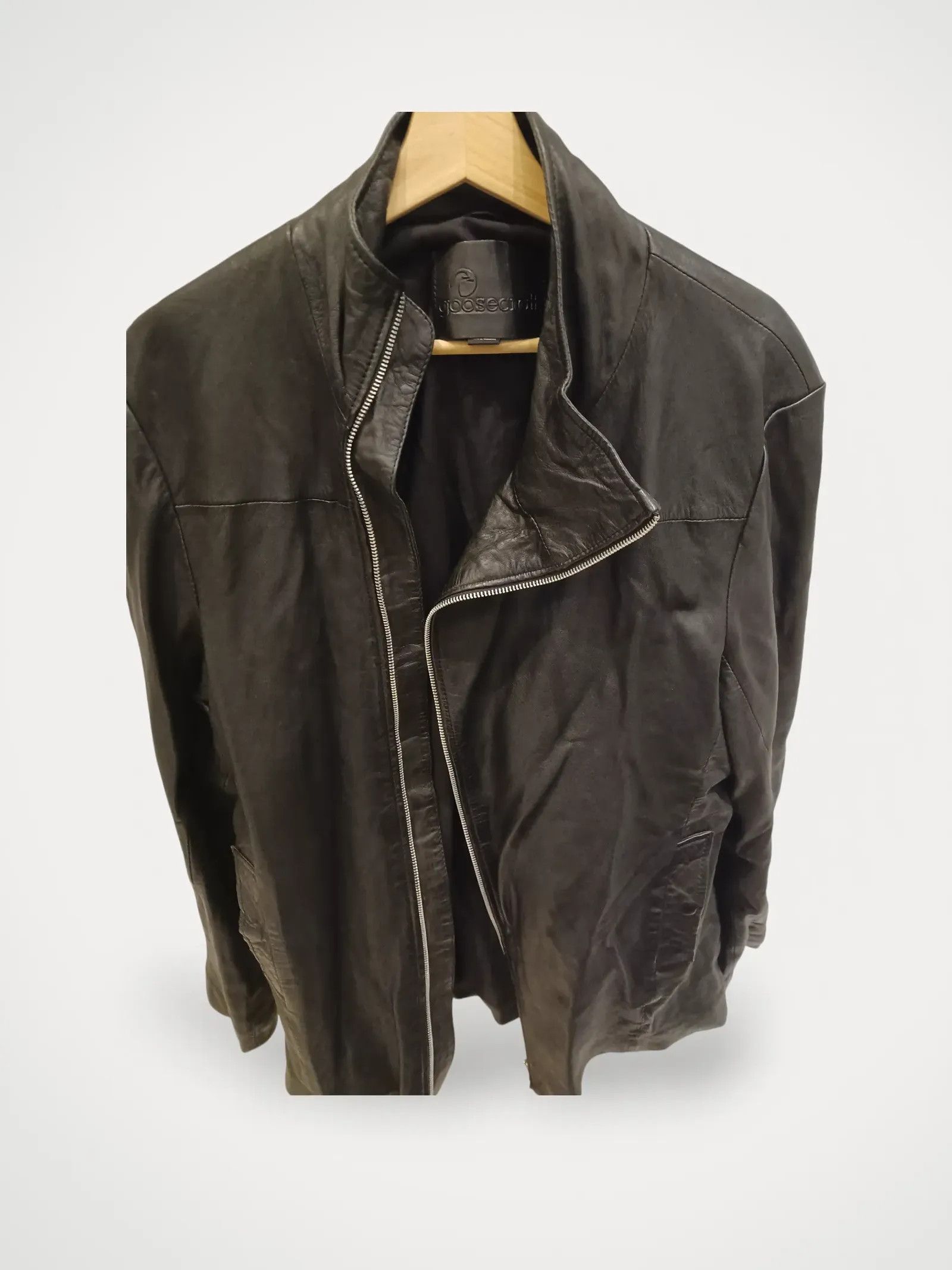 GOOSECRAFT Goosecraft Leather Jacket Size L / US 10 / IT 46 - 1 Thumbnail
