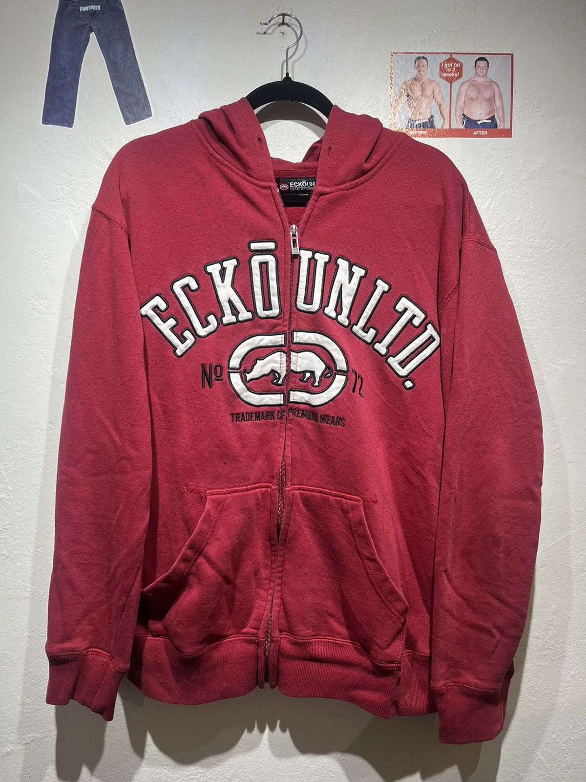 Ecko Unltd. × Vintage Vintage Y2k Ecko Unltd hoodie Size US L / EU 52-54 / 3 - 1 Thumbnail