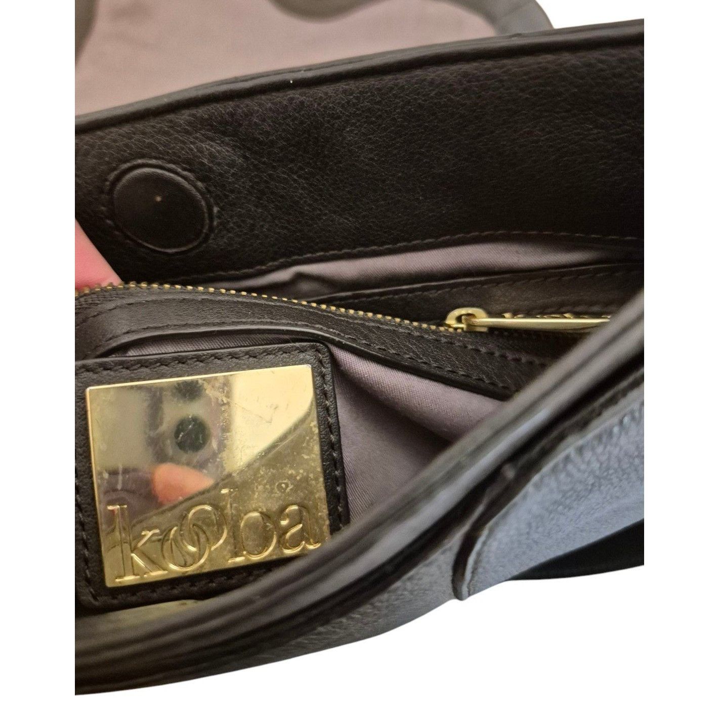 Other Kooba Pebbled Leather Crossbody Shoulder Bag Flap Top Handle Size ONE SIZE - 11 Thumbnail