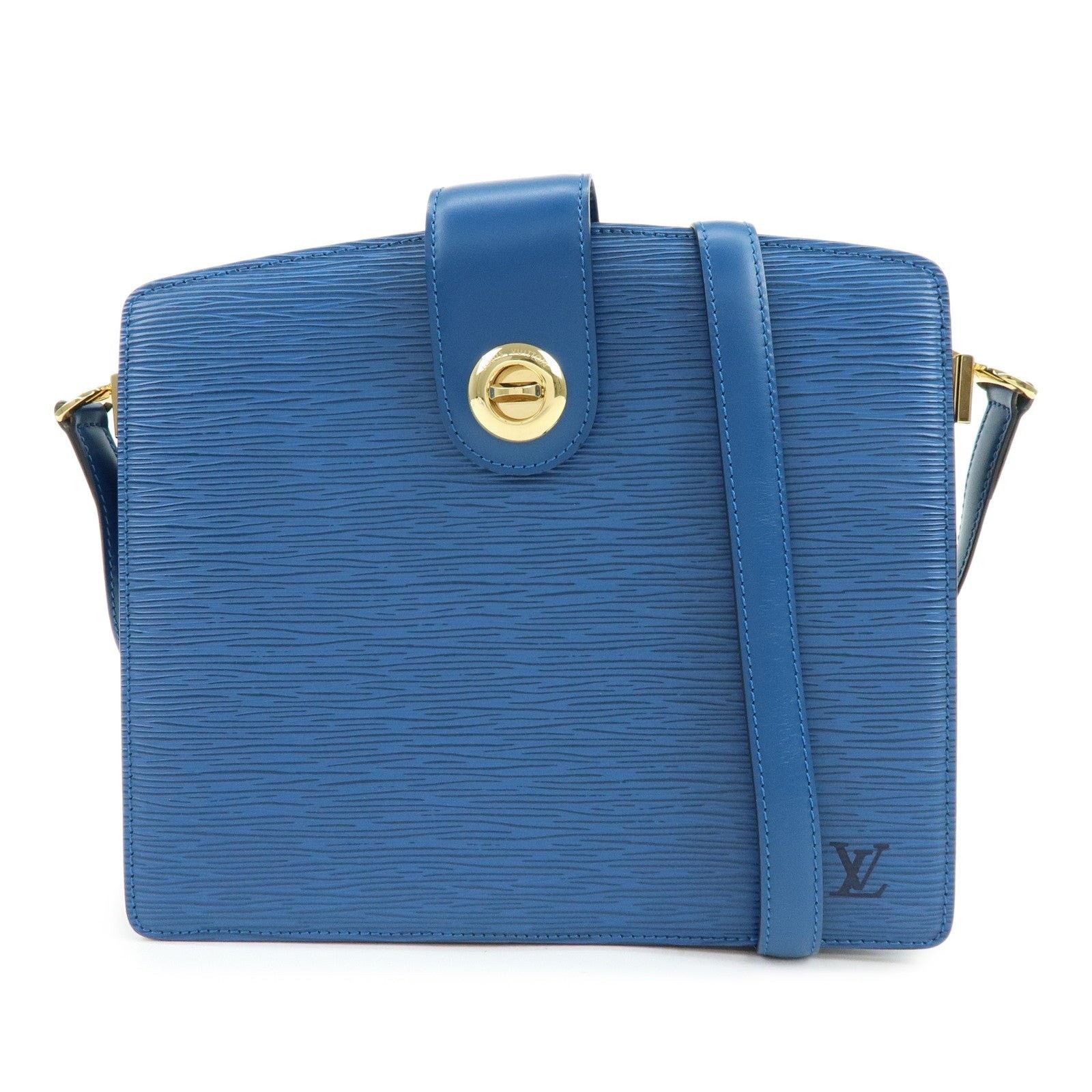 Louis Vuitton Louis Vuitton Epi Capucines Shoulder Bag Leather Blue Size ONE SIZE - 1 Thumbnail