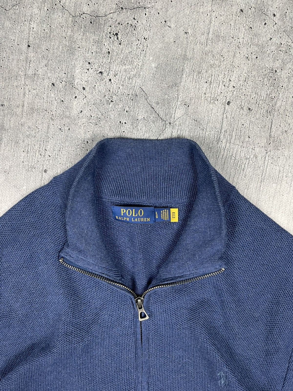 Polo Ralph Lauren × Vintage Vintage Polo Ralph Lauren 1/3 zip Sweater Size US L / EU 52-54 / 3 - 3 Thumbnail