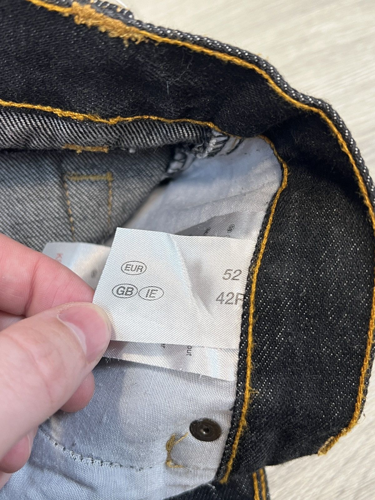 Other × Vintage REAL MEN Y2K Dark Wash Denim Shorts 42R Size US 36 / EU 52 - 6 Thumbnail