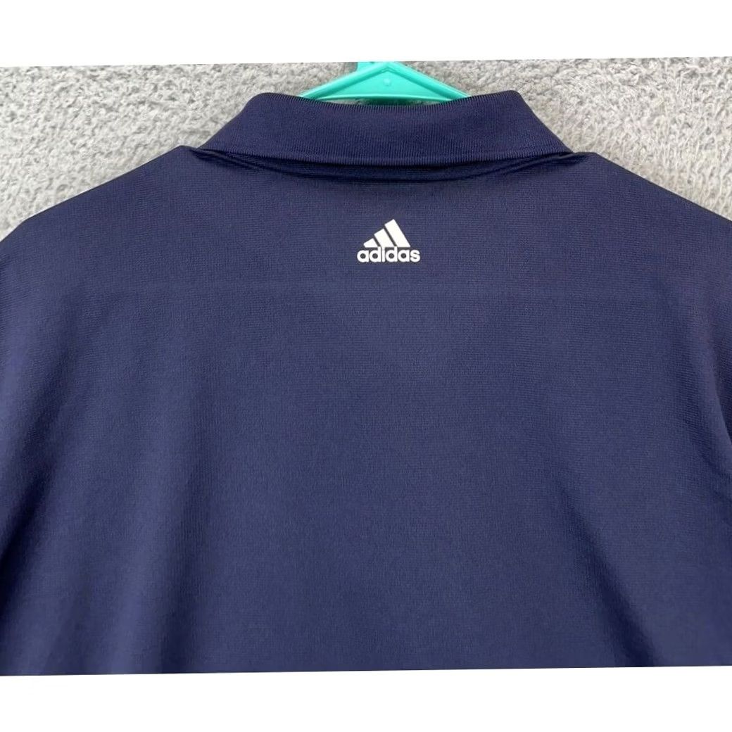 Adidas Adidas Shirt Mens Extra Large Navy Blue Climalite Polo Golf Rugby Short Sleeve Solid Nike? Size US XL / EU 56 / 4 - 4 Thumbnail