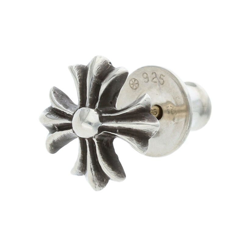 Chrome Hearts Silver earrings No2 CH PLS/CH Plus Stud | Grailed