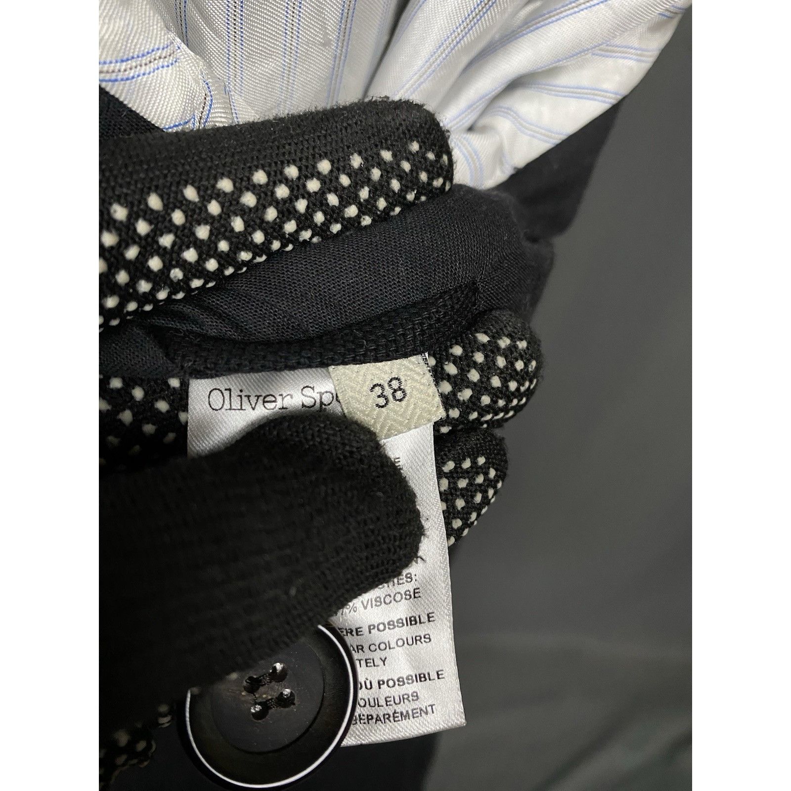 Oliver Spencer MINT! Oliver Spencer Men's Black Denim Collared Bomber Jacke Size US M / EU 48-50 / 2 - 11 Thumbnail