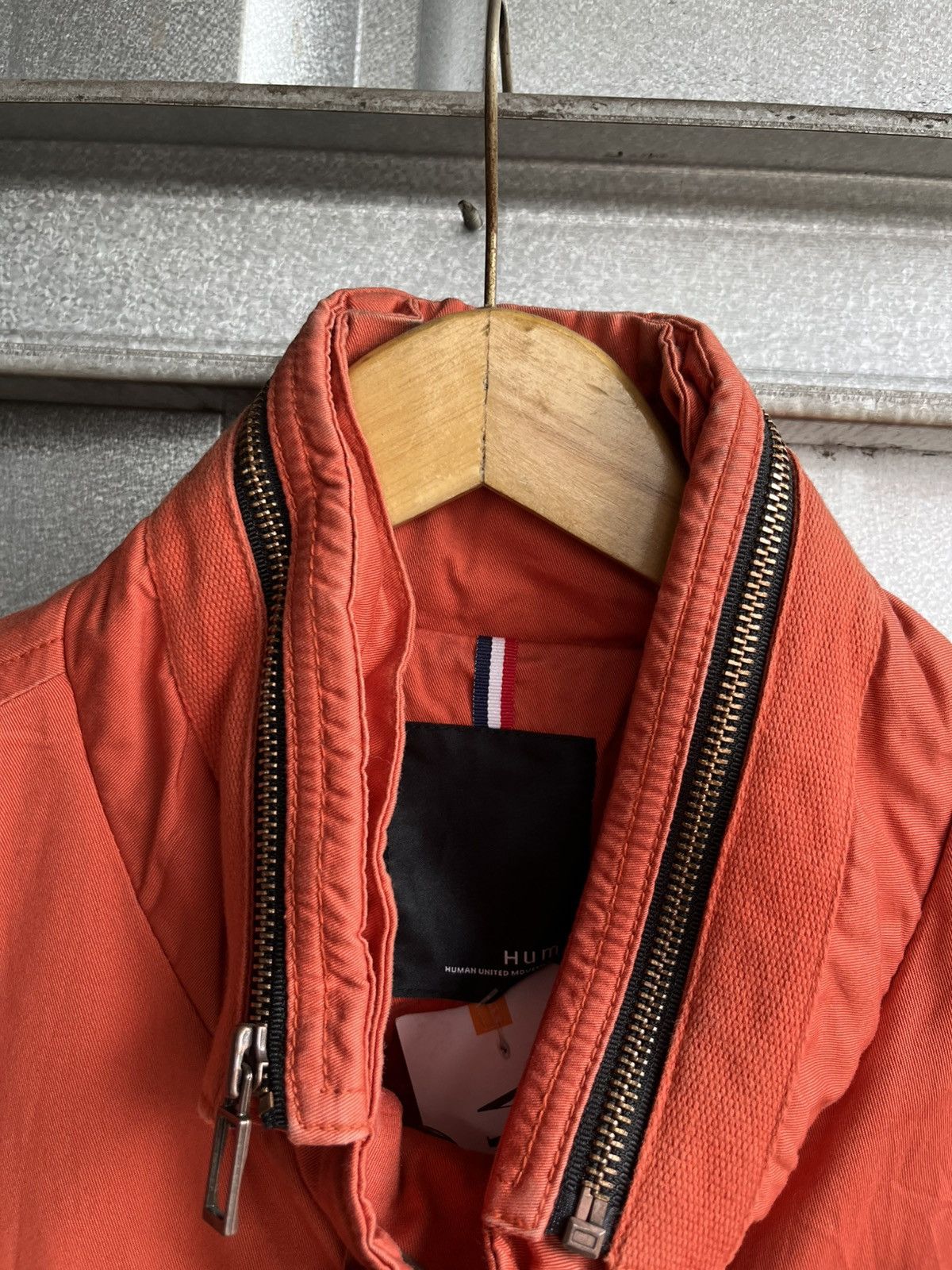 Japanese Brand Hum parka jacket m65 style orange Size US L / EU 52-54 / 3 - 7 Thumbnail