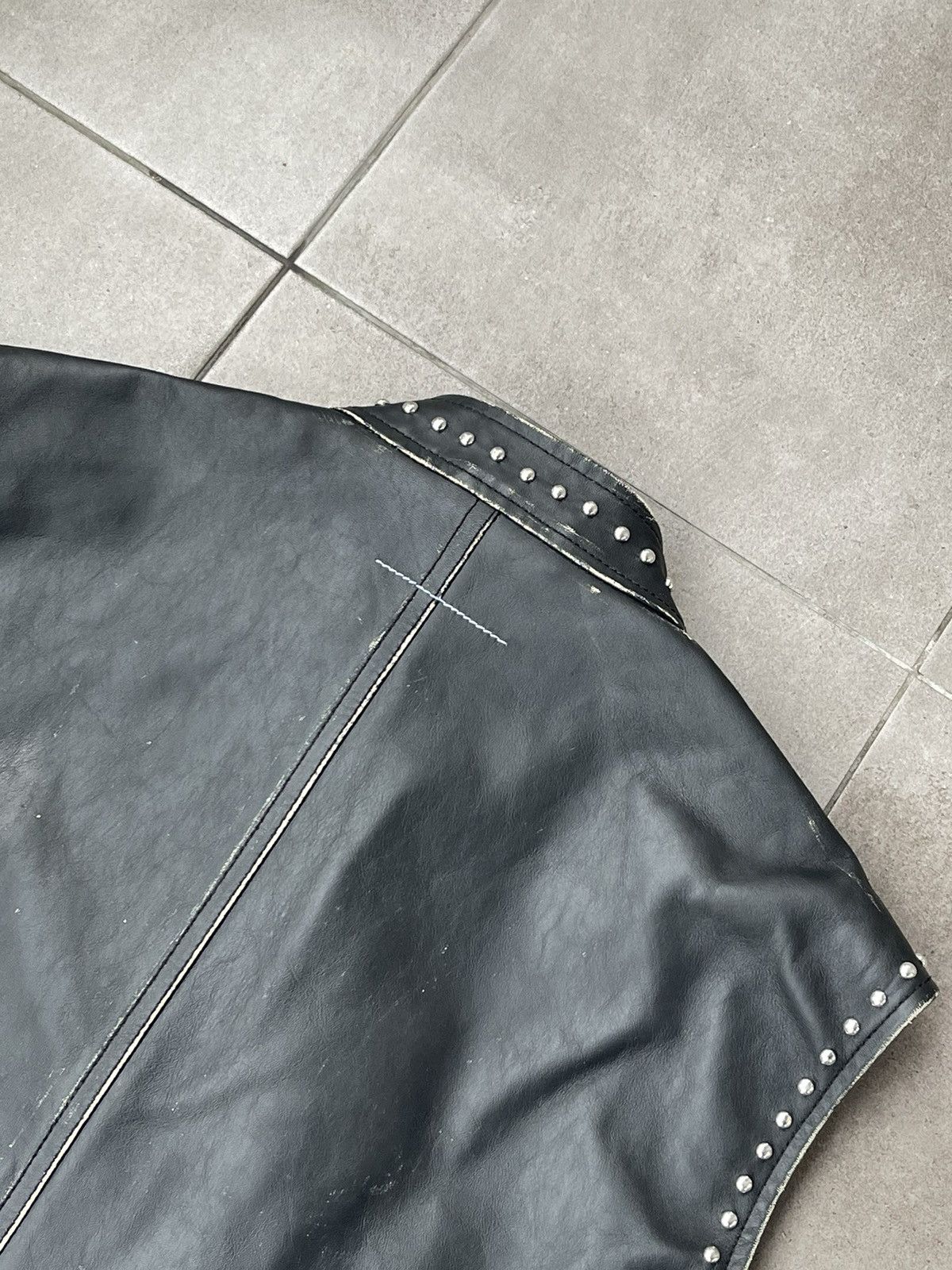 Maison Margiela !DS! SS22 Maison Margiela 5 ZIP Studded Leather Vest Gilet Size US S / EU 44-46 / 1 - 18 Thumbnail