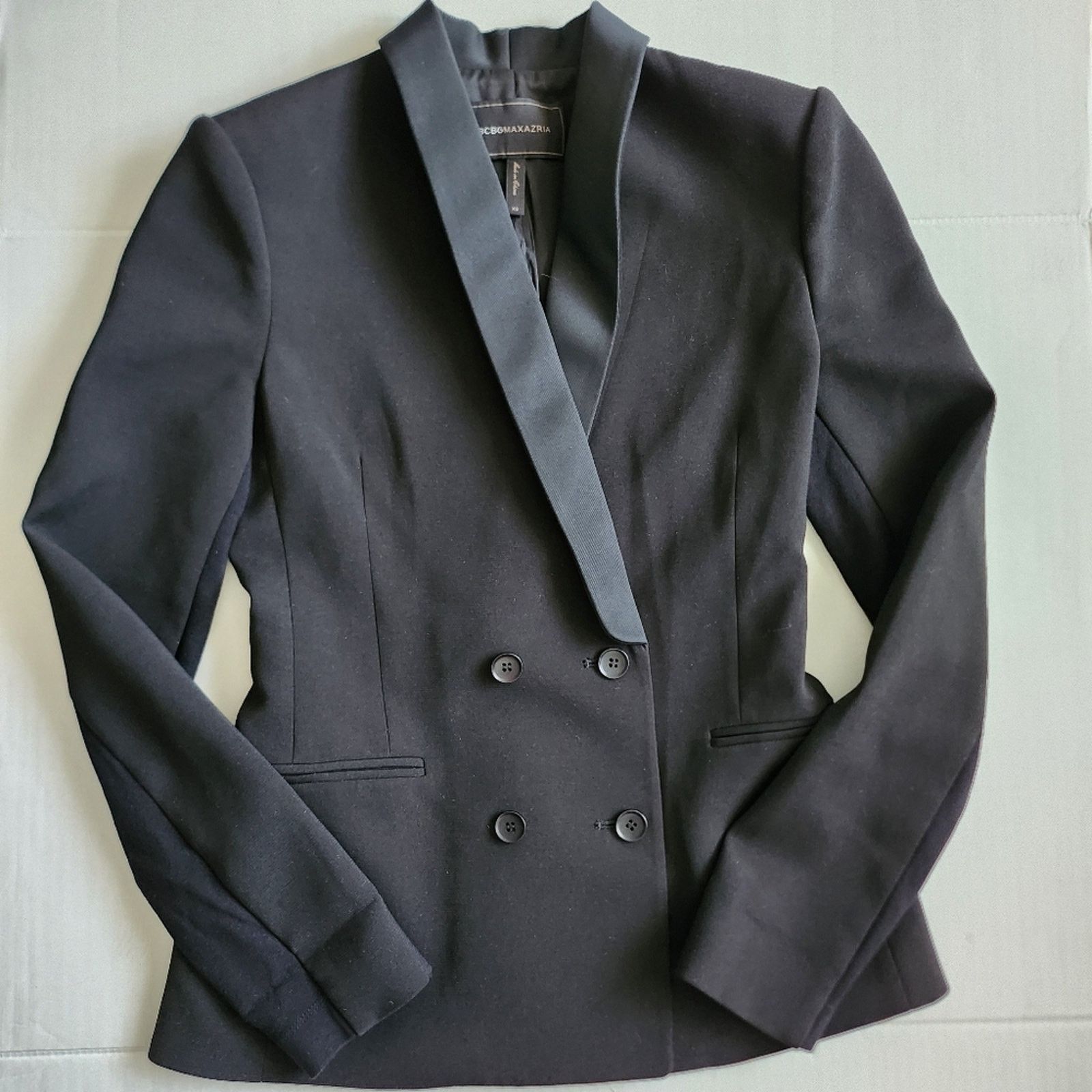 Bcbgmaxazria BCBG MaxAzira fitted black blazer Size XS / US 0-2 / IT 36-38 - 1 Thumbnail