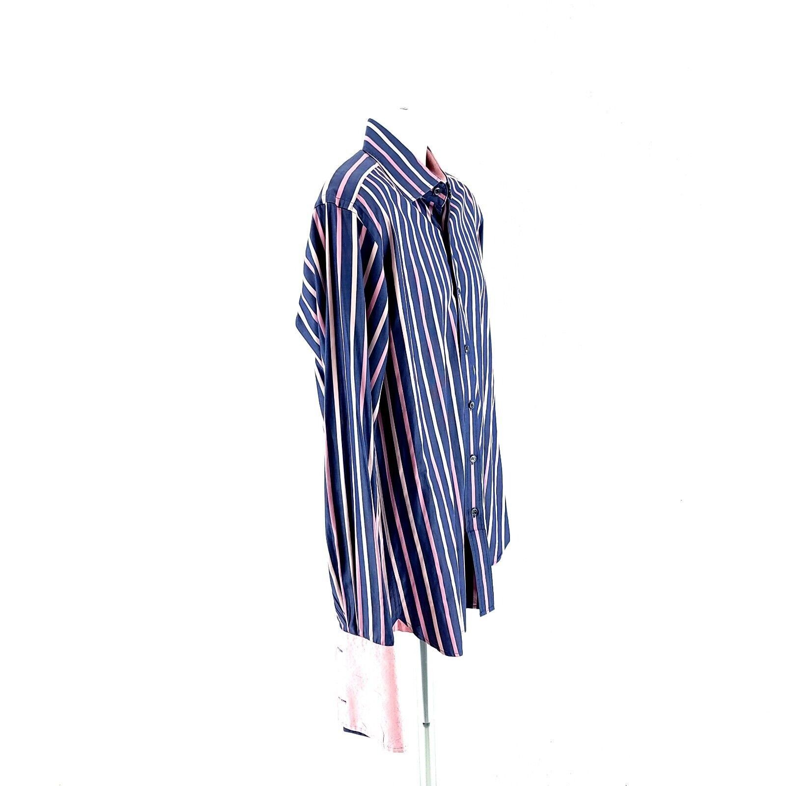Ted Baker Ted Baker London Archive Size 16 Blue Pink Striped French Cu Size US S / EU 44-46 / 1 - 7 Thumbnail