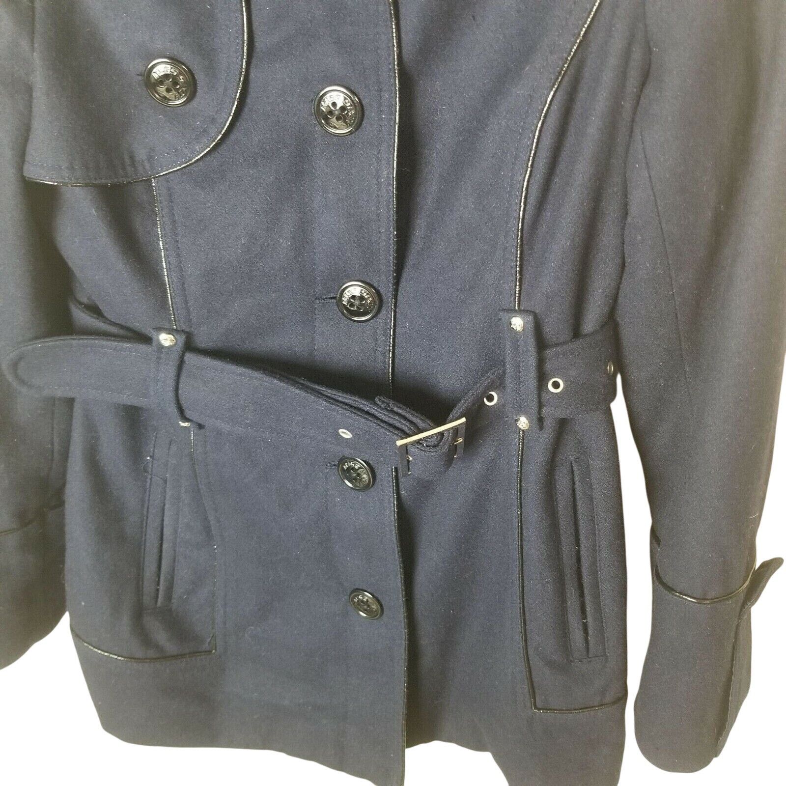 Miss Sixty Vintage Y2K M60 Miss Sixty Womens Wool Peacoat Belted Size M Size M / US 6-8 / IT 42-44 - 3 Thumbnail