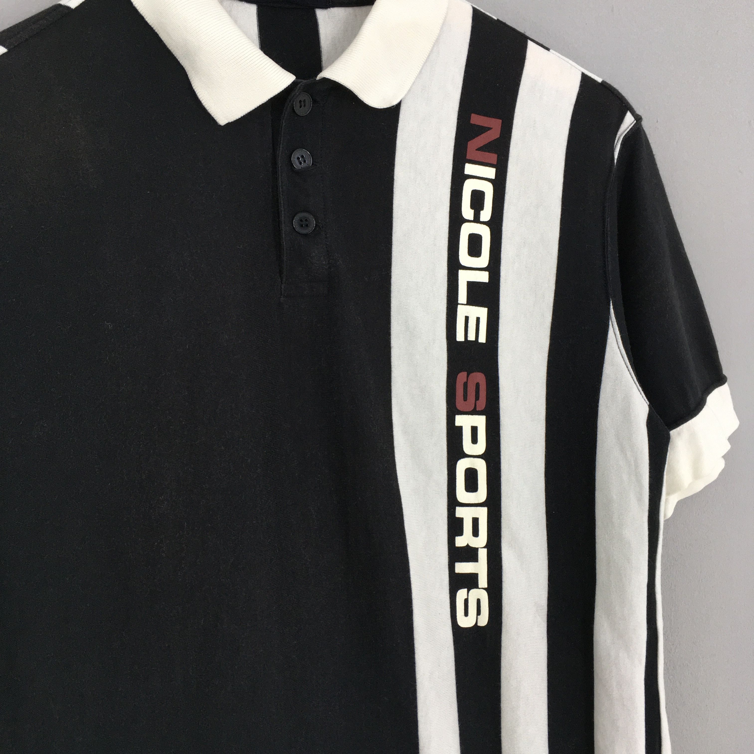 Nicole Club Vintage Nicole Club Sports Stripes Polo Shirt Small Size US S / EU 44-46 / 1 - 4 Thumbnail