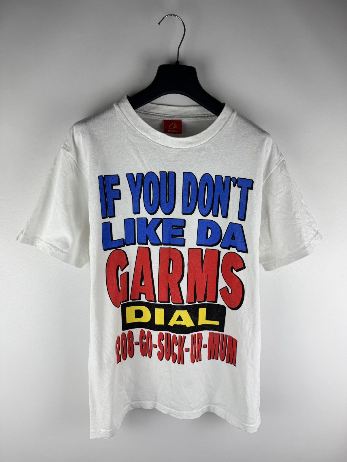 Corteiz Corteiz If You Don’t Like Da Garms Graphic T-Shirt White Size US S / EU 44-46 / 1 - 1 Thumbnail