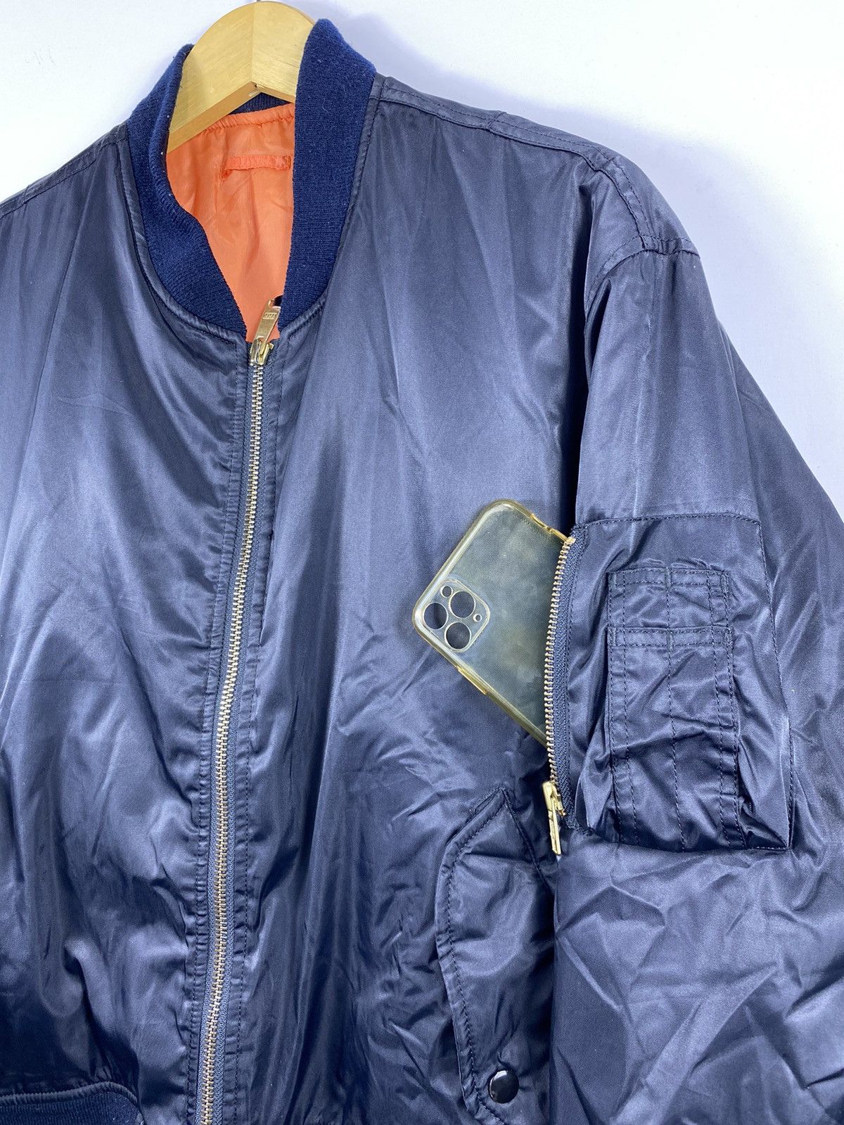 Vintage MA 1 Machope Bomber Flight Jacket