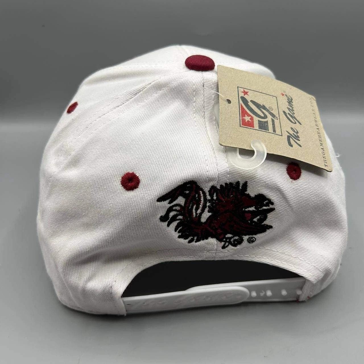 The Game South Carolina Gamecocks Hat Men White Red Snap Back Cotton Size ONE SIZE - 6 Thumbnail