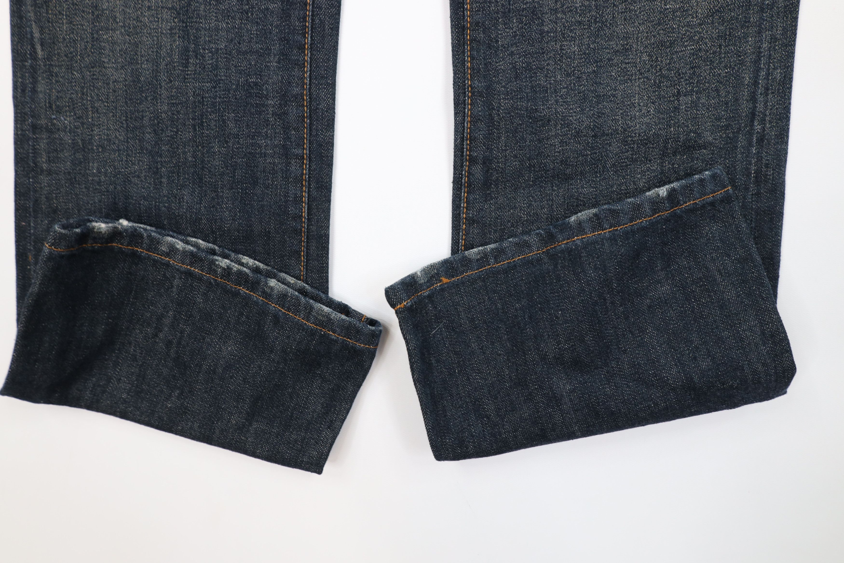 Ralph Lauren Vintage 90s Ralph Lauren Wide Leg Denim Jeans Blue Cotton Size 26" / US 2 / IT 38 - 7 Thumbnail