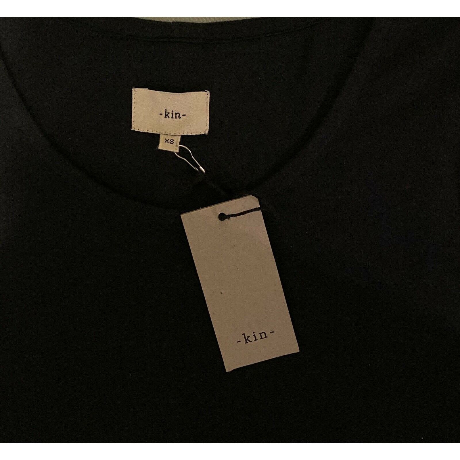 Designer $201 NWT Kin Studio XS S 4 6 Wing Tank Top Lagenlook Black O Size XS / US 0-2 / IT 36-38 - 4 Thumbnail