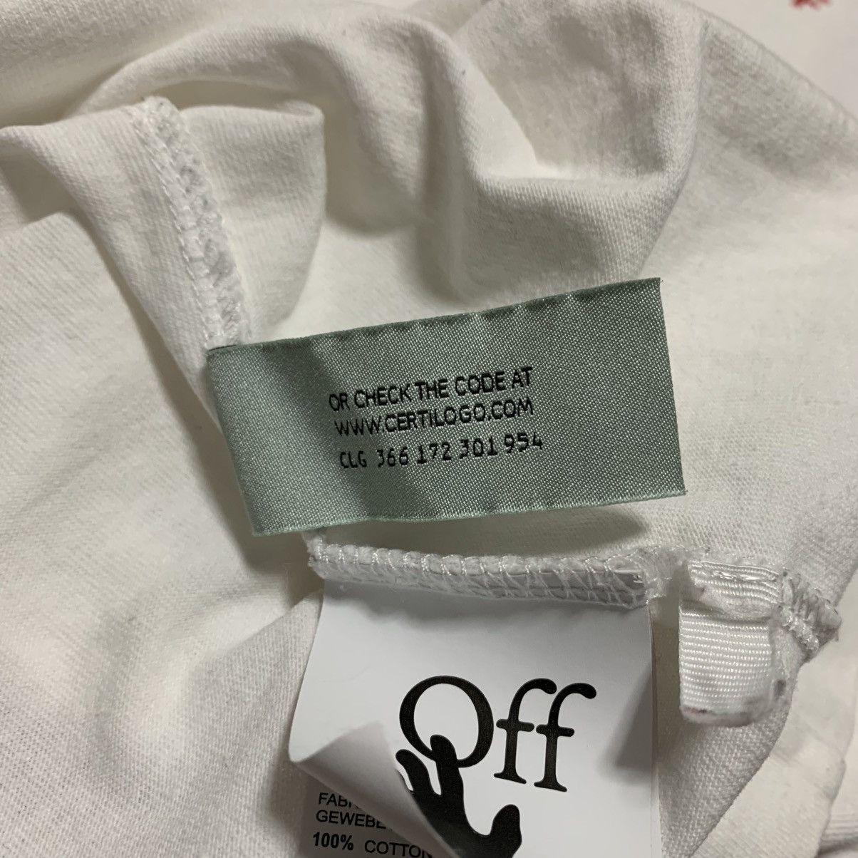 Off-White Off White Small Stencil Arrows White Tee Virgil Abloh Size US S / EU 44-46 / 1 - 10 Thumbnail