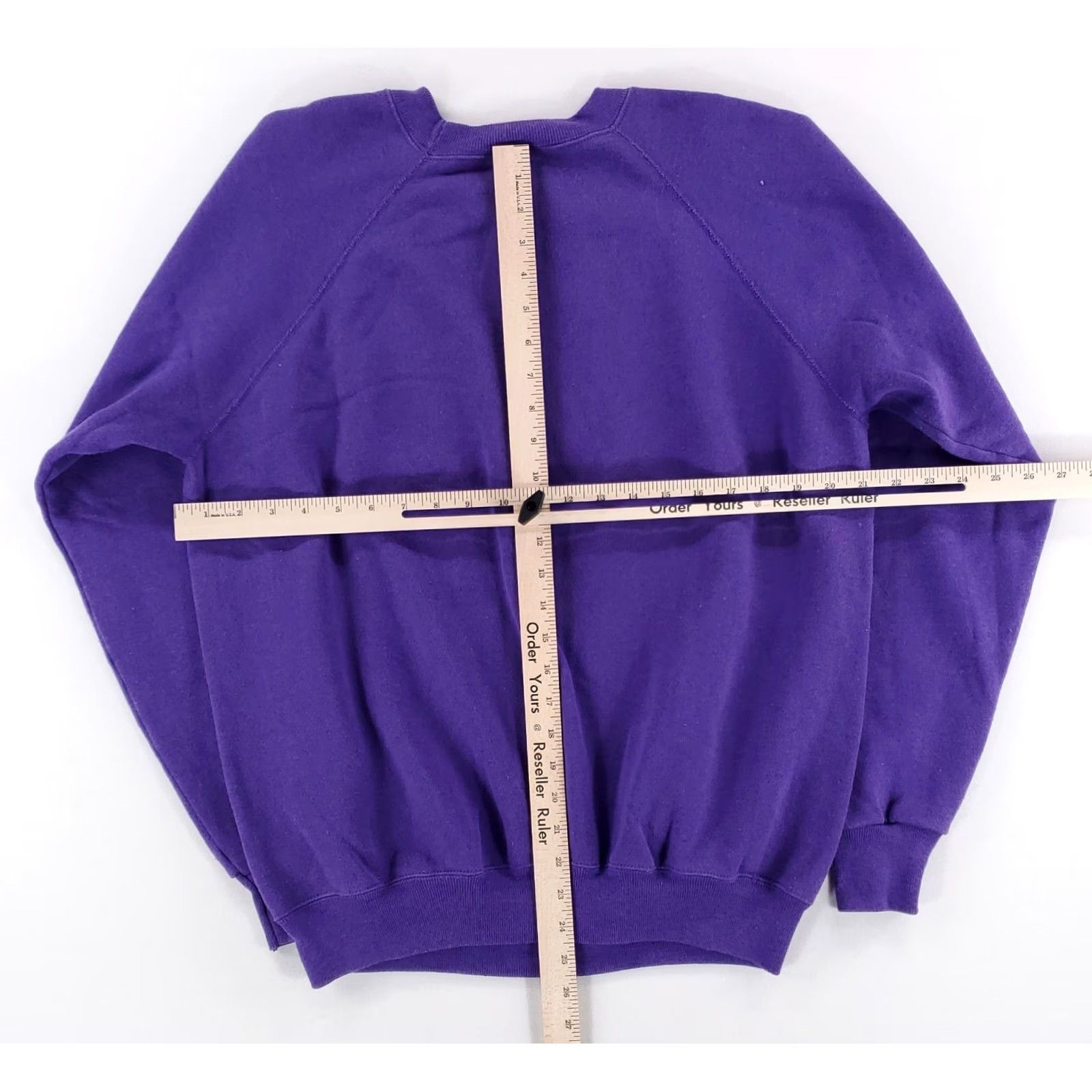 Hanes Hanes Sport VTG 90s Purple Sweatshirt Long Sleeve Made USA Mens XL Shirt Pullover Mens Size US XL / EU 56 / 4 - 4 Thumbnail