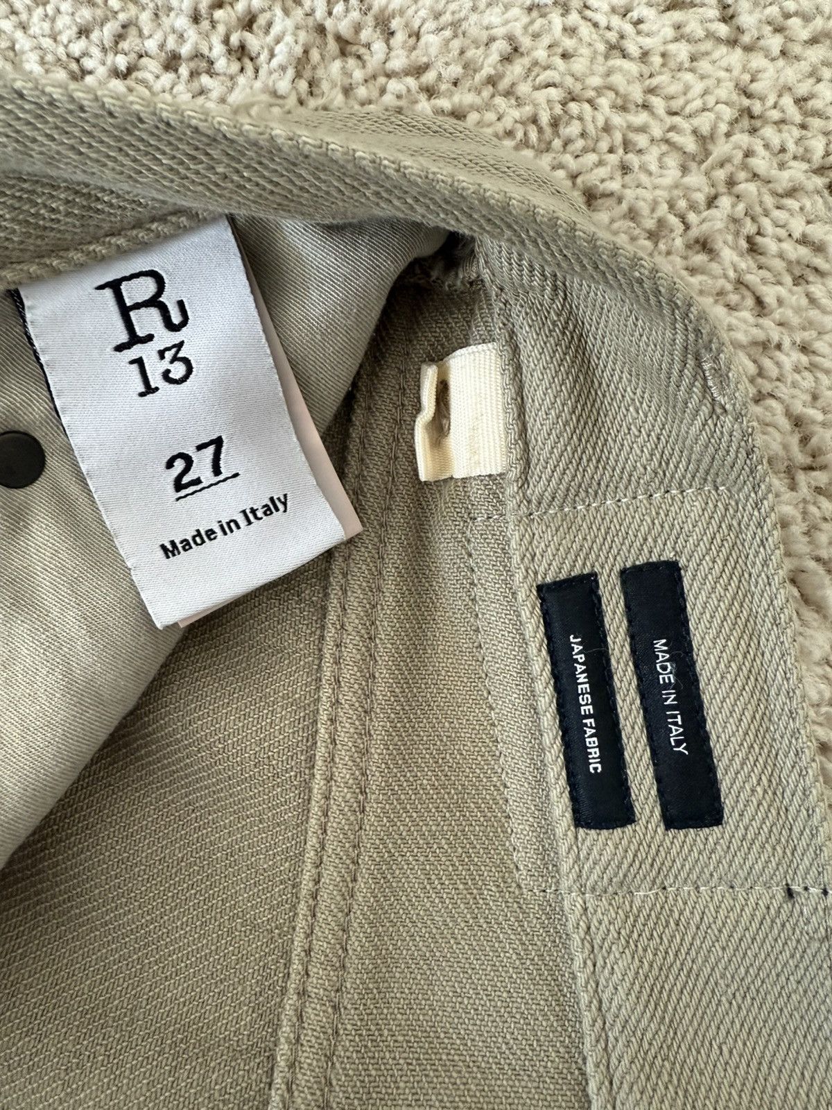R13 R13 Koze Distressed Denim Size US 30 / EU 46 - 5 Thumbnail