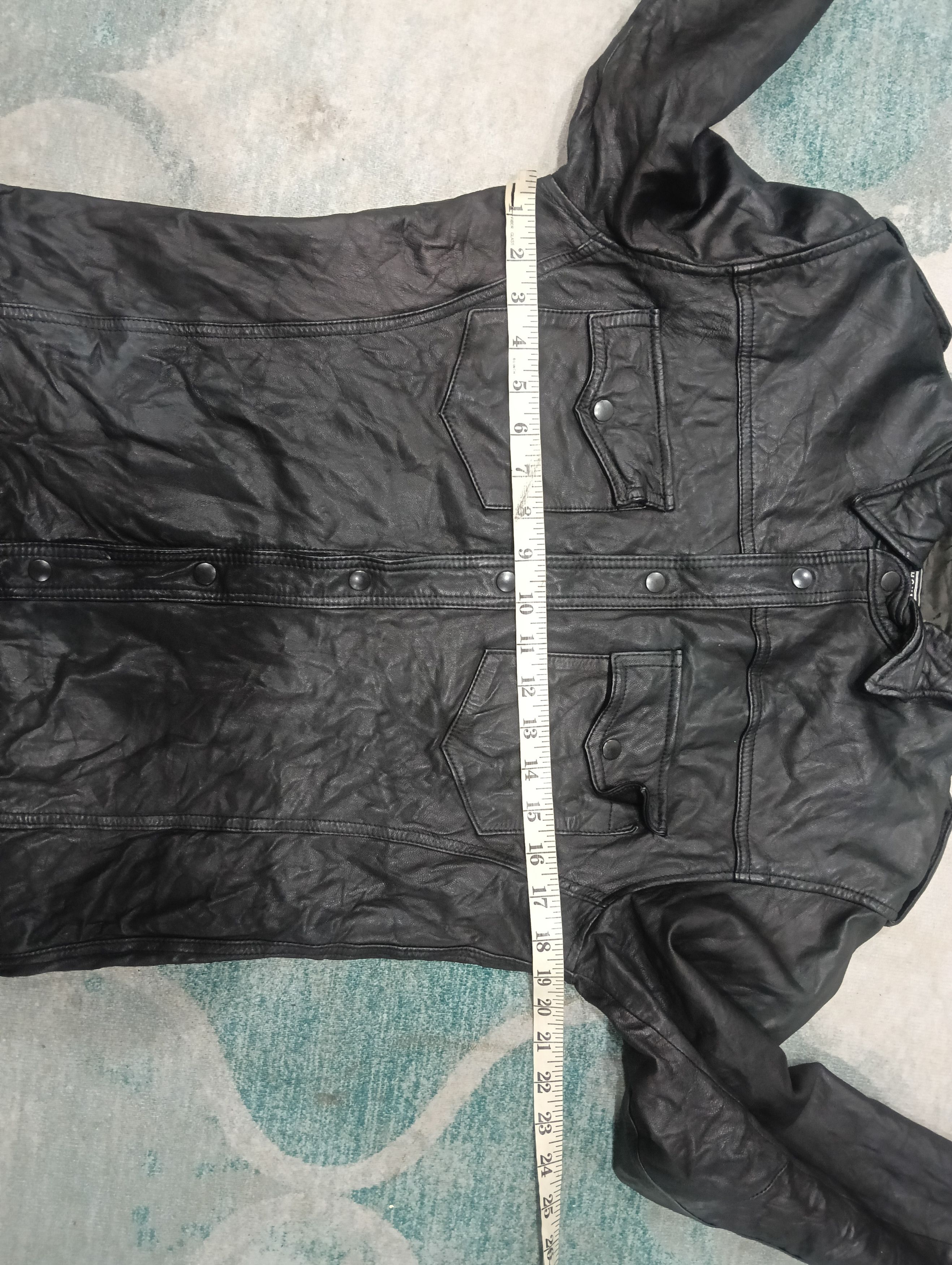 Homme Plisse Issey Miyake × Issey Miyake × Pleats Please Issey Miyake Tete Homme Leather Size US M / EU 48-50 / 2 - 14 Thumbnail