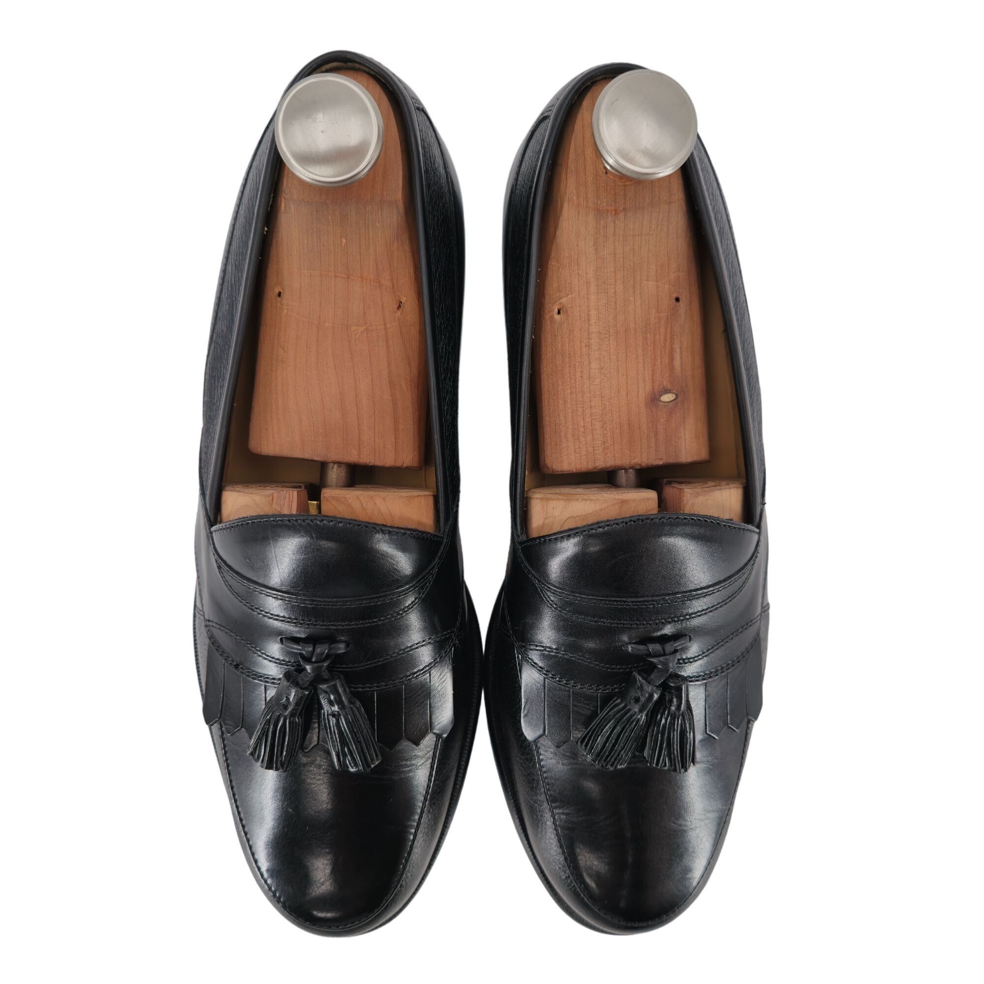 Johnston & Murphy NEW Johnston & Murphy Men's size 9.5W Black Deerskin Leather Size US 9.5 / EU 42-43 - 12 Thumbnail