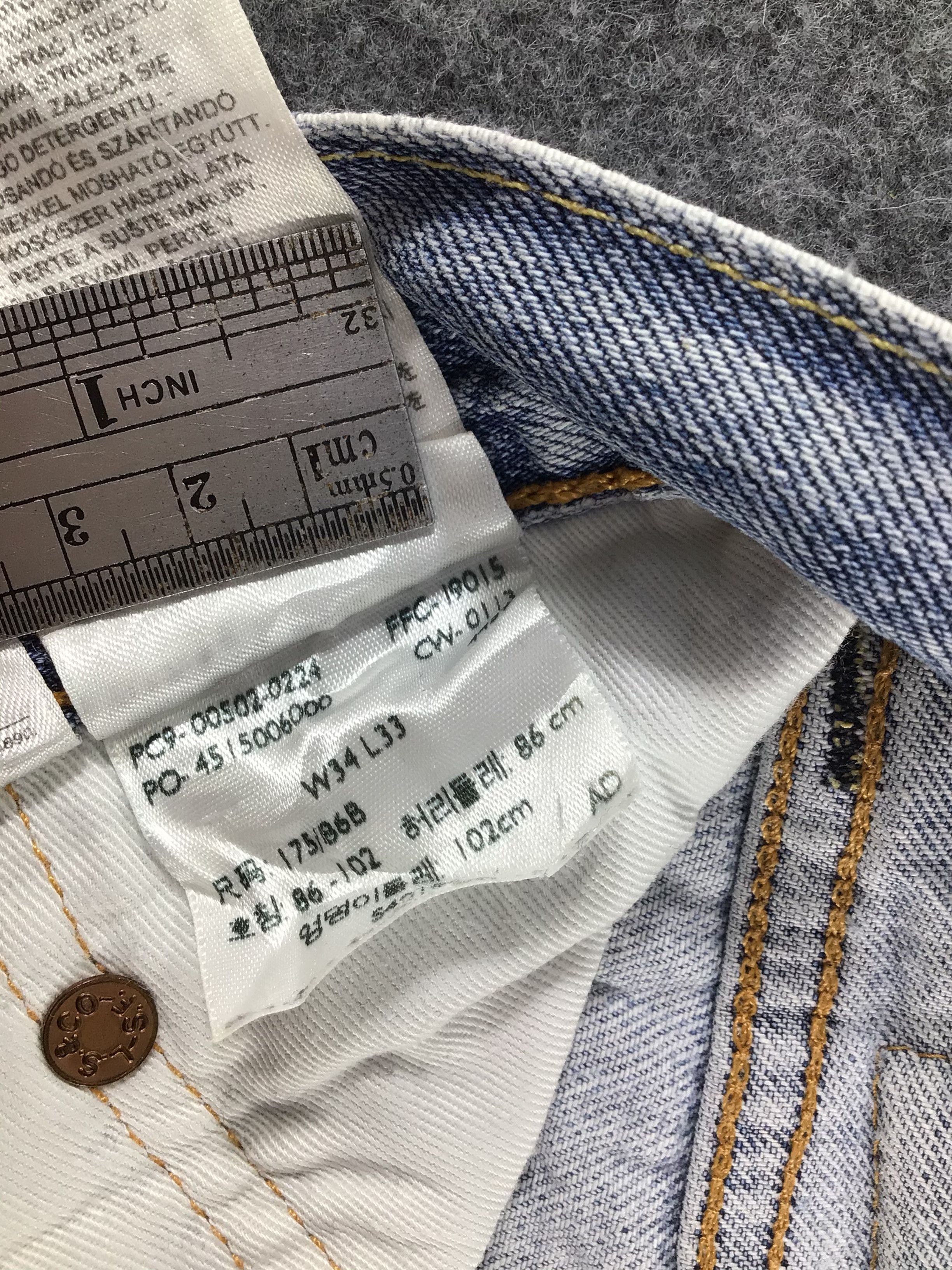 Levi's × Vintage Levis 502 Jeans-JM075 Size US 35 - 9 Thumbnail