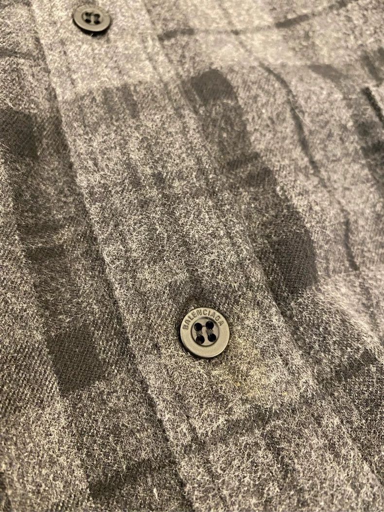 Balenciaga Balenciaga size 39 Wool plaid shirt Size US XS / EU 42 / 0 - 4 Thumbnail