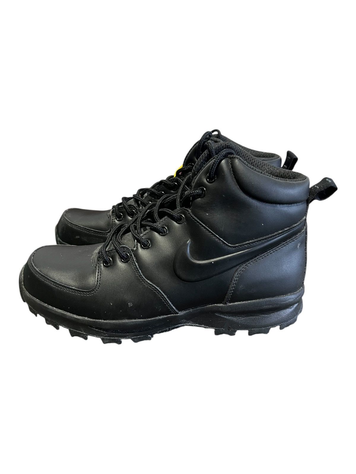 Nike Manoa Leather High Cut Boots Triple Black Winter