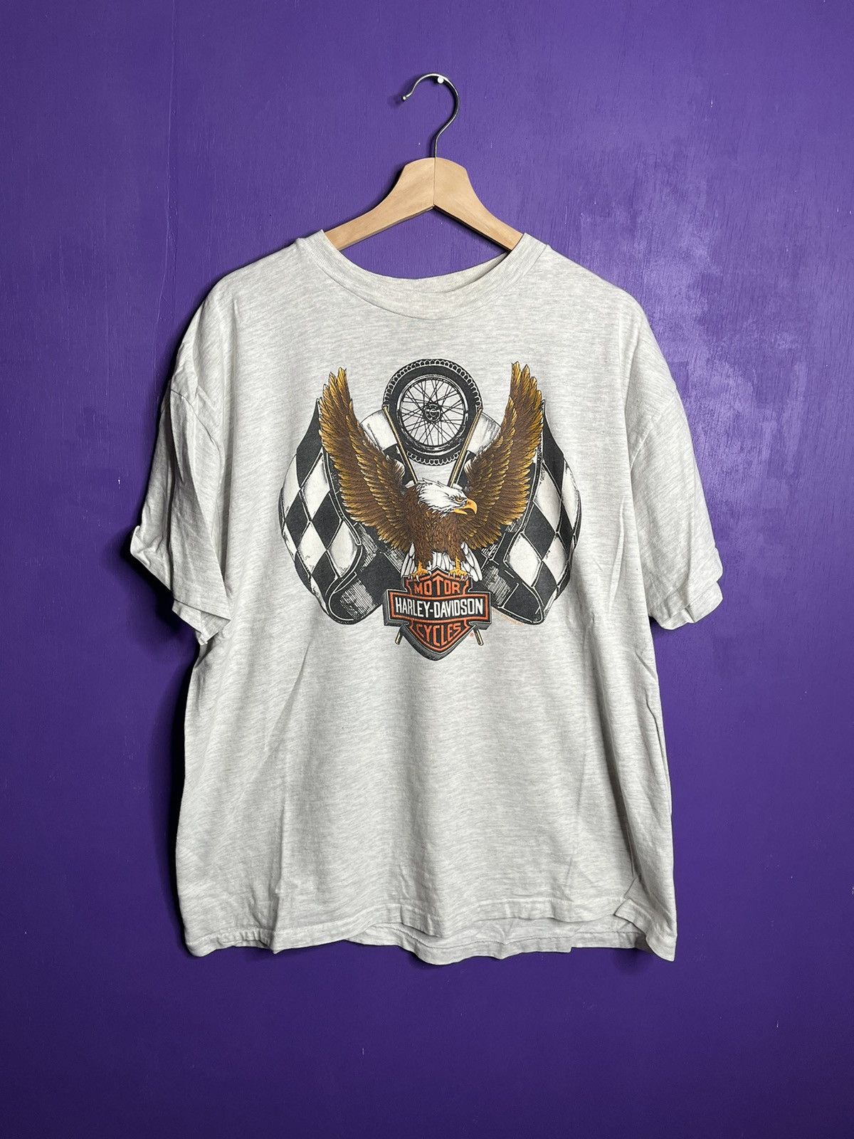 Vintage 90s Harley Davidson mancuso Houston t-shirt