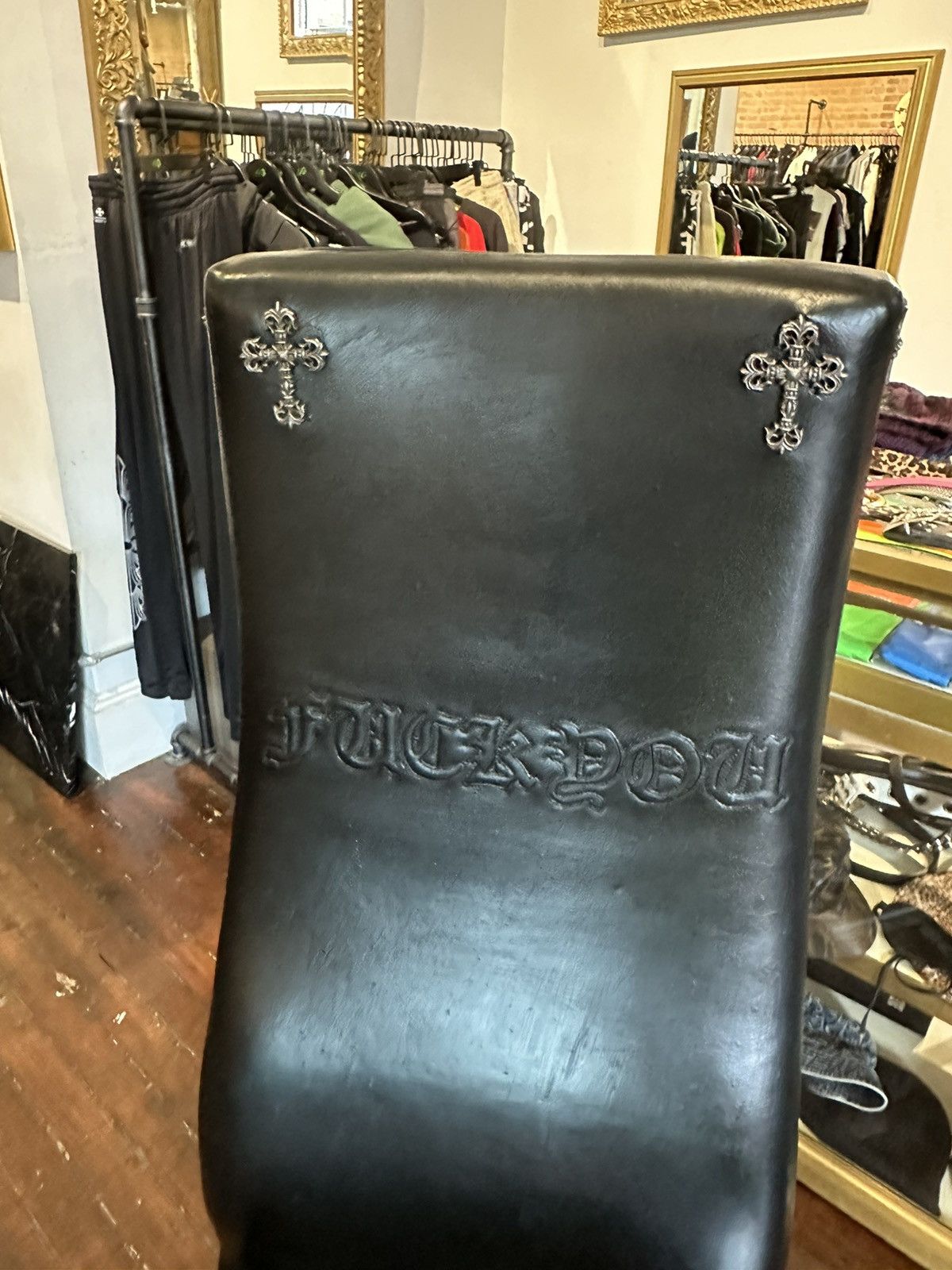 Chrome Hearts CHROME HEARTS VIP EXECUTIVE GAMING CROSS PATCH CHAIR Size ONE SIZE - 6 Thumbnail
