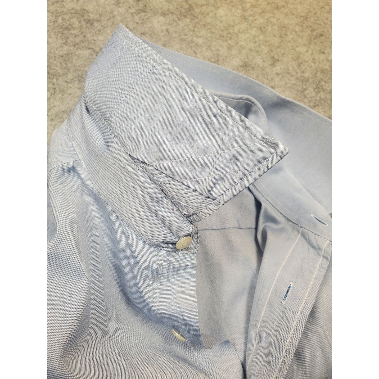Other Men's 16.5-34 Blue Long Sleeve Button Up Dress Shirt Size US L / EU 52-54 / 3 - 7 Thumbnail
