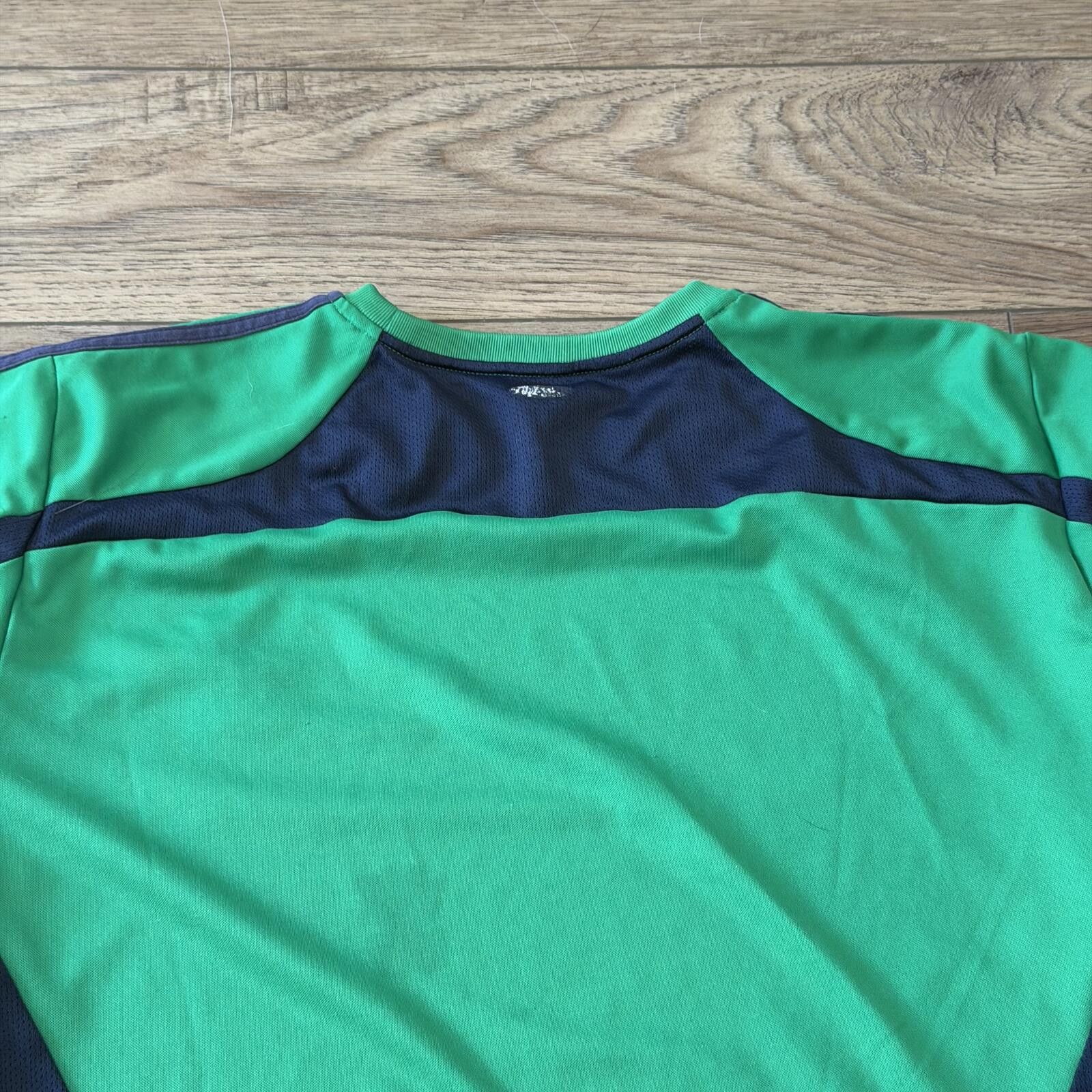 Adidas Vintage Y2K Adidas Clima 365 Cool Green Navy Atheltic Shirt Size US L / EU 52-54 / 3 - 9 Thumbnail