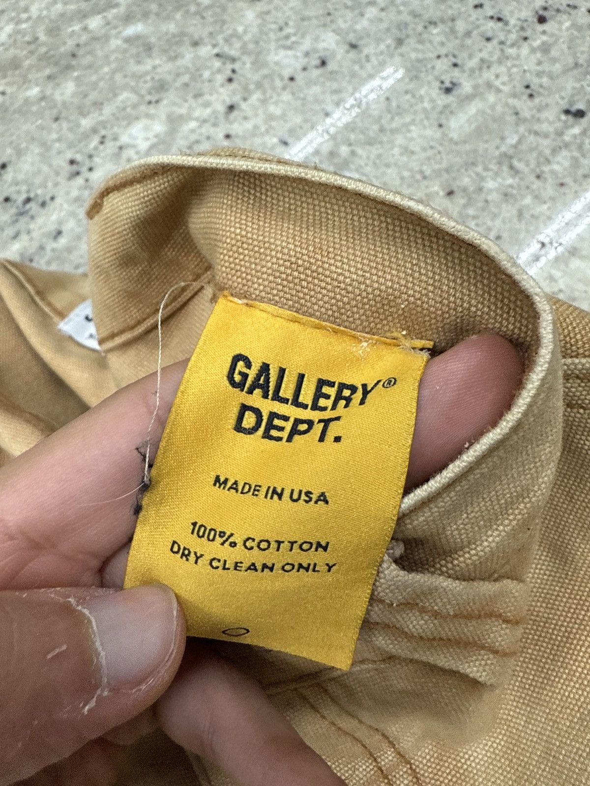Gallery Dept. Gallery Dept Beige Carpenters Pants Size US 33 - 13 Thumbnail