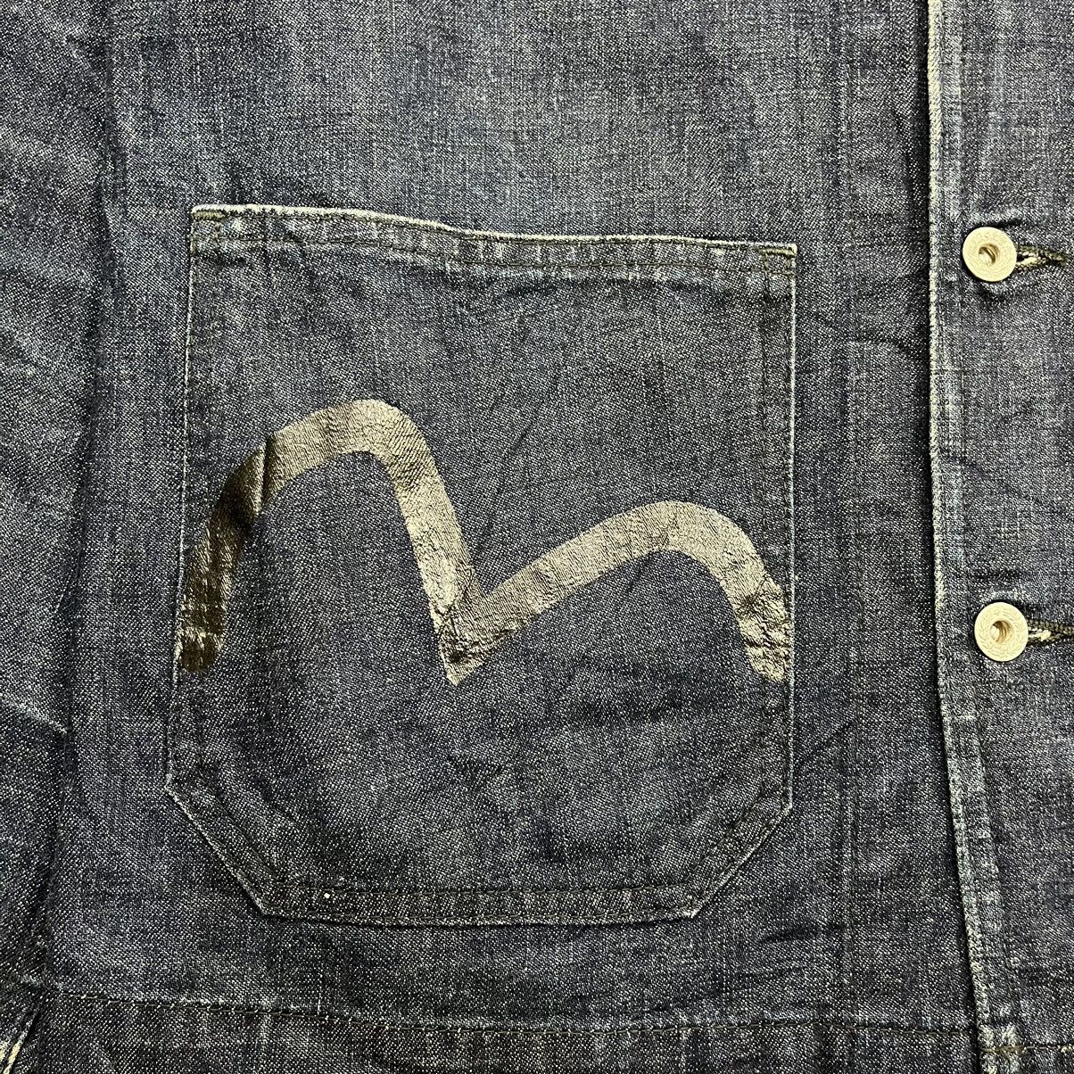 Evisu Rare Vintage 90s evisu 1956 daicock big logo coverall jacket Size US M / EU 48-50 / 2 - 7 Thumbnail