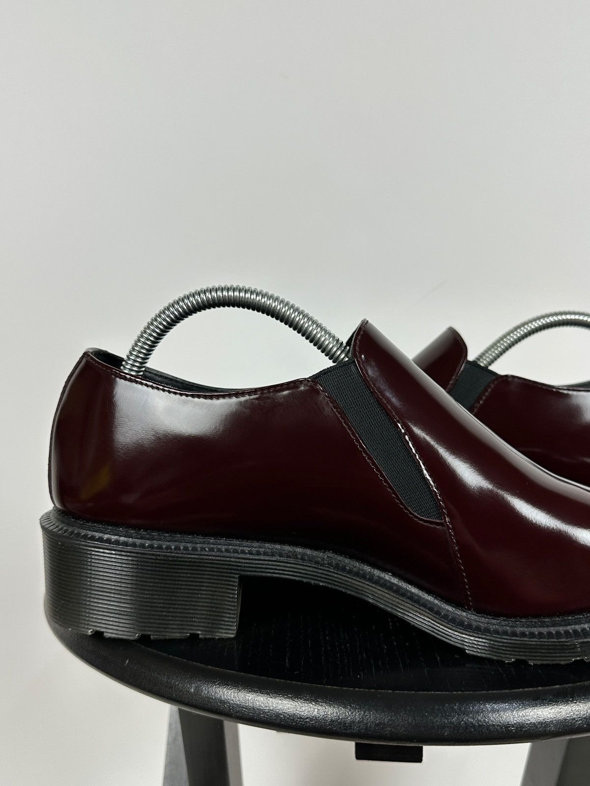 Dr. Martens Dr. Martens Rosyna Burgundy Polished Smooth Leather Loafers Size US 10.5 / IT 40.5 - 16 Thumbnail