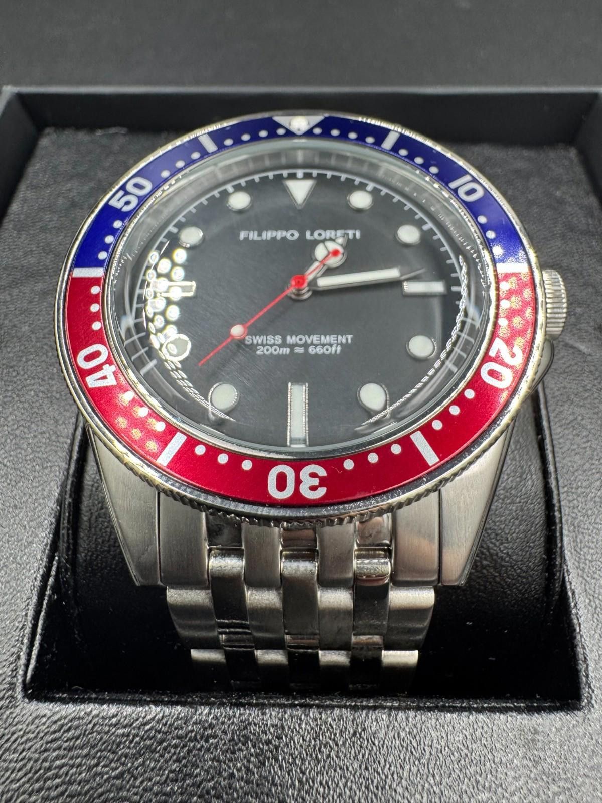 Other Brand New Filippo Loreti Subacqueo Red Blue Pepsi Bezel Dive Size ONE SIZE - 5 Thumbnail