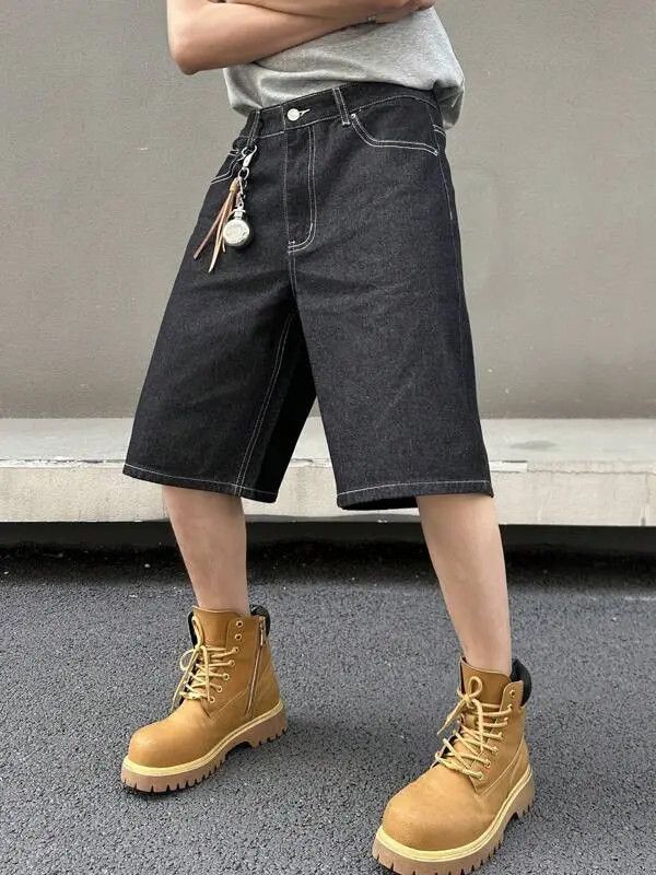 Japanese Brand Kuroda x Yuri VINTAGE jeans jorts Y2K denim shorts Size US 36 / EU 52 - 1 Thumbnail