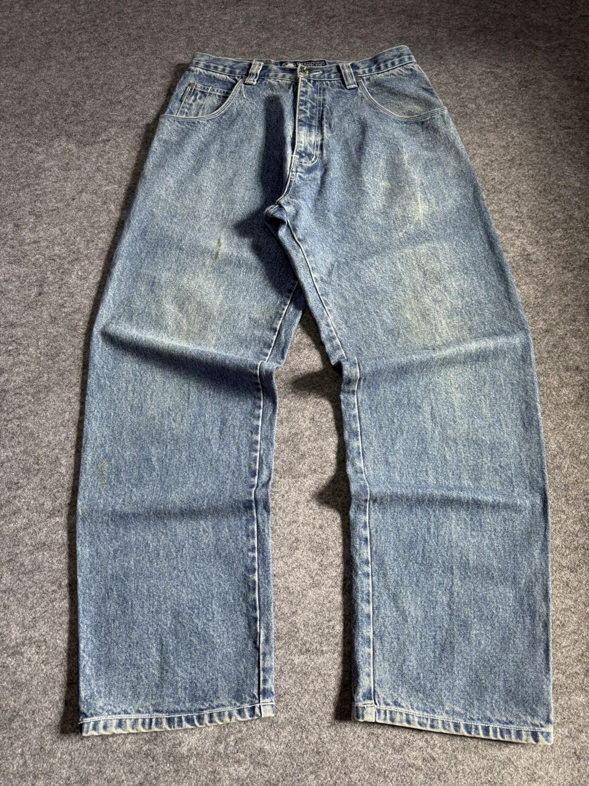Vintage South Pole Massive Baggy Embroidered Rap Skate Y2k Jeans Size US 32 / EU 48 - 2 Thumbnail