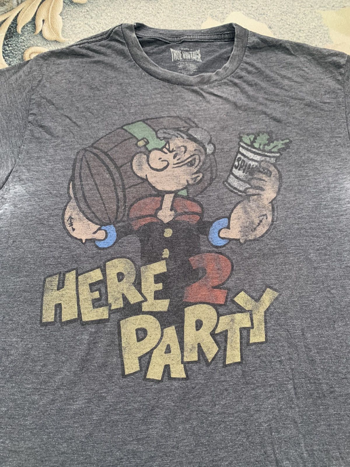 Cartoon Network True Vintage Cartoon Popeye Here 2 Party Tee Size US L / EU 52-54 / 3 - 3 Thumbnail