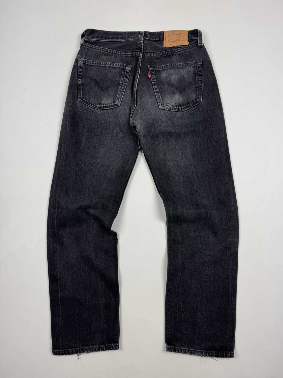 Levi's 1990’s Vintage Distressed Levi’s 501 Washed Gray Jeans Pants Size US 31 - 13 Thumbnail