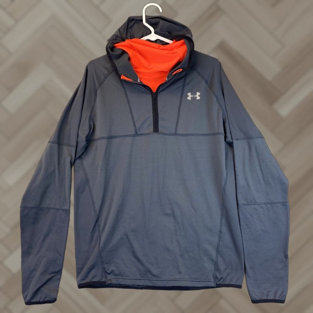Under Armour Under Armour Hoodie Men Gray 1/4 Zip Sweatshirt Size M Size US M / EU 48-50 / 2 - 1 Thumbnail
